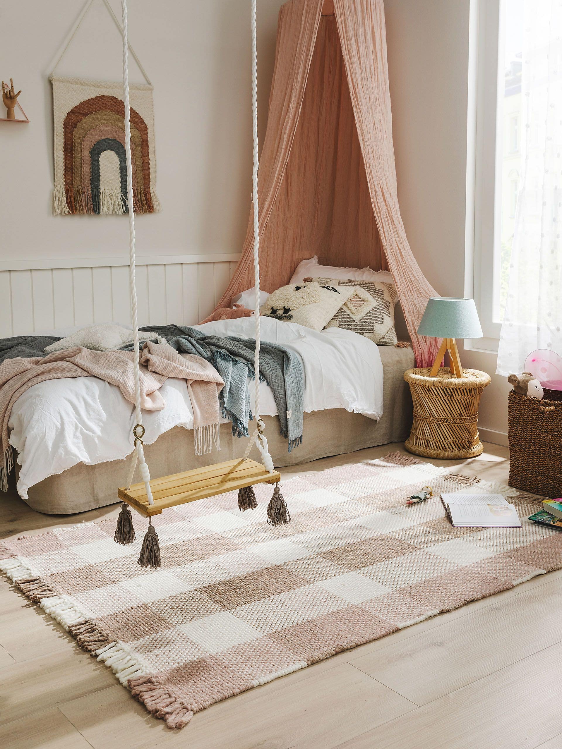 Matta av 100% Ull i Beige med 1- 5 mm hög lugg från Lytte