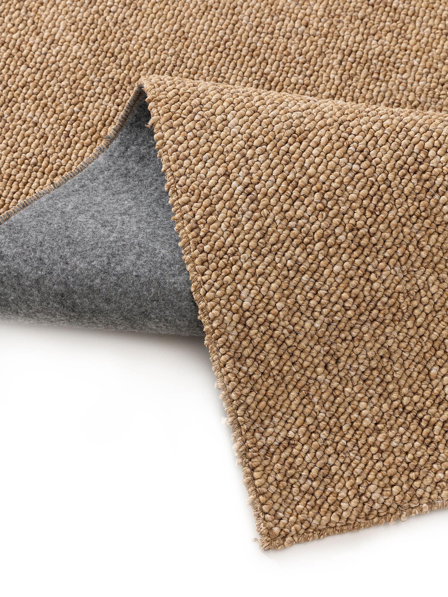 Rug made of 100% Polypropylene in Brown with a 6 - 10 mm high pile by benuta Nest