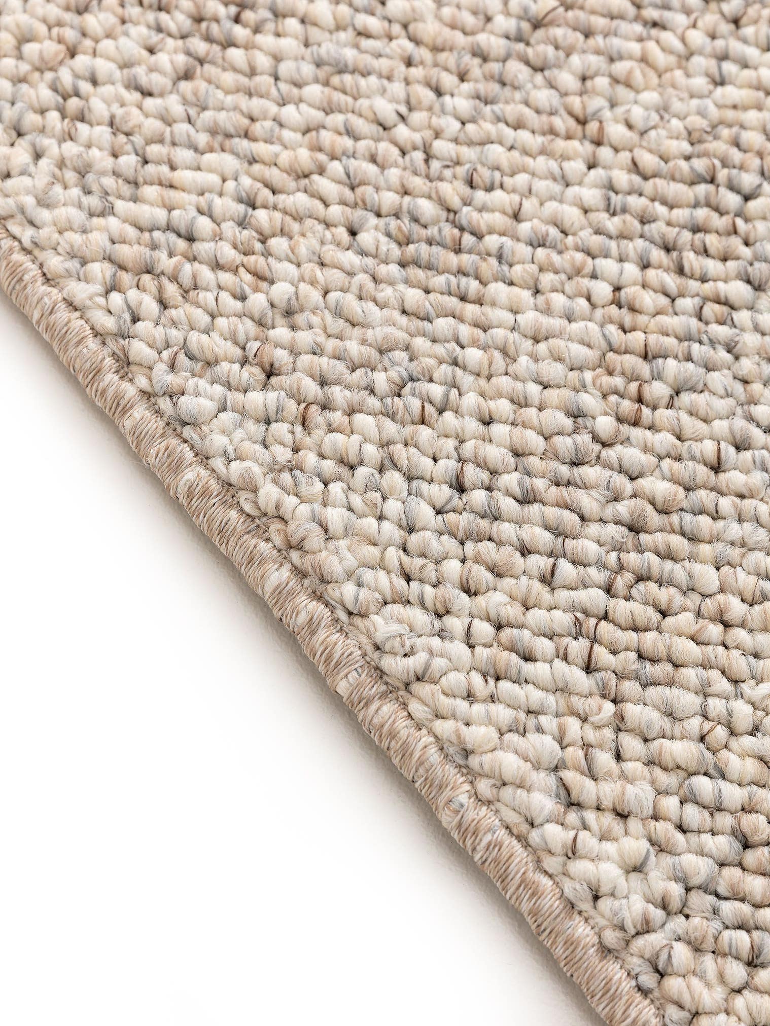 Tappeto di 100% Polipropilene in Beige con pelo alto 6 - 10 mm da benuta Nest