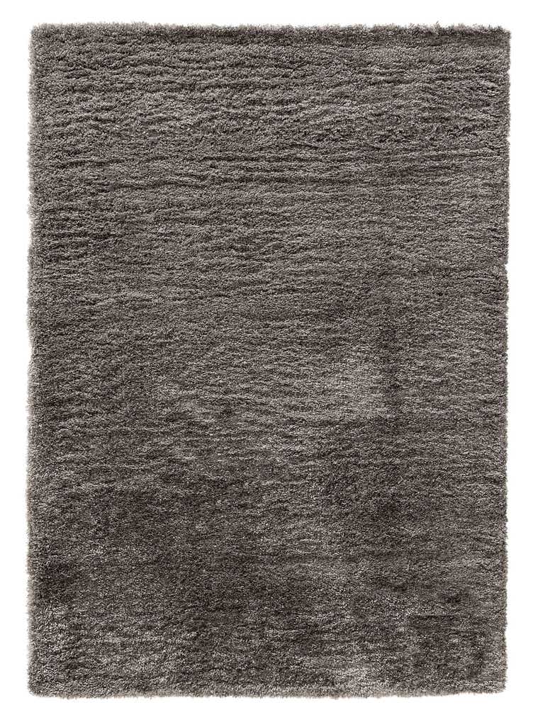 Rug made of 100% Polypropylene in Grey with a 41 - 50 mm high pile by benuta Pop