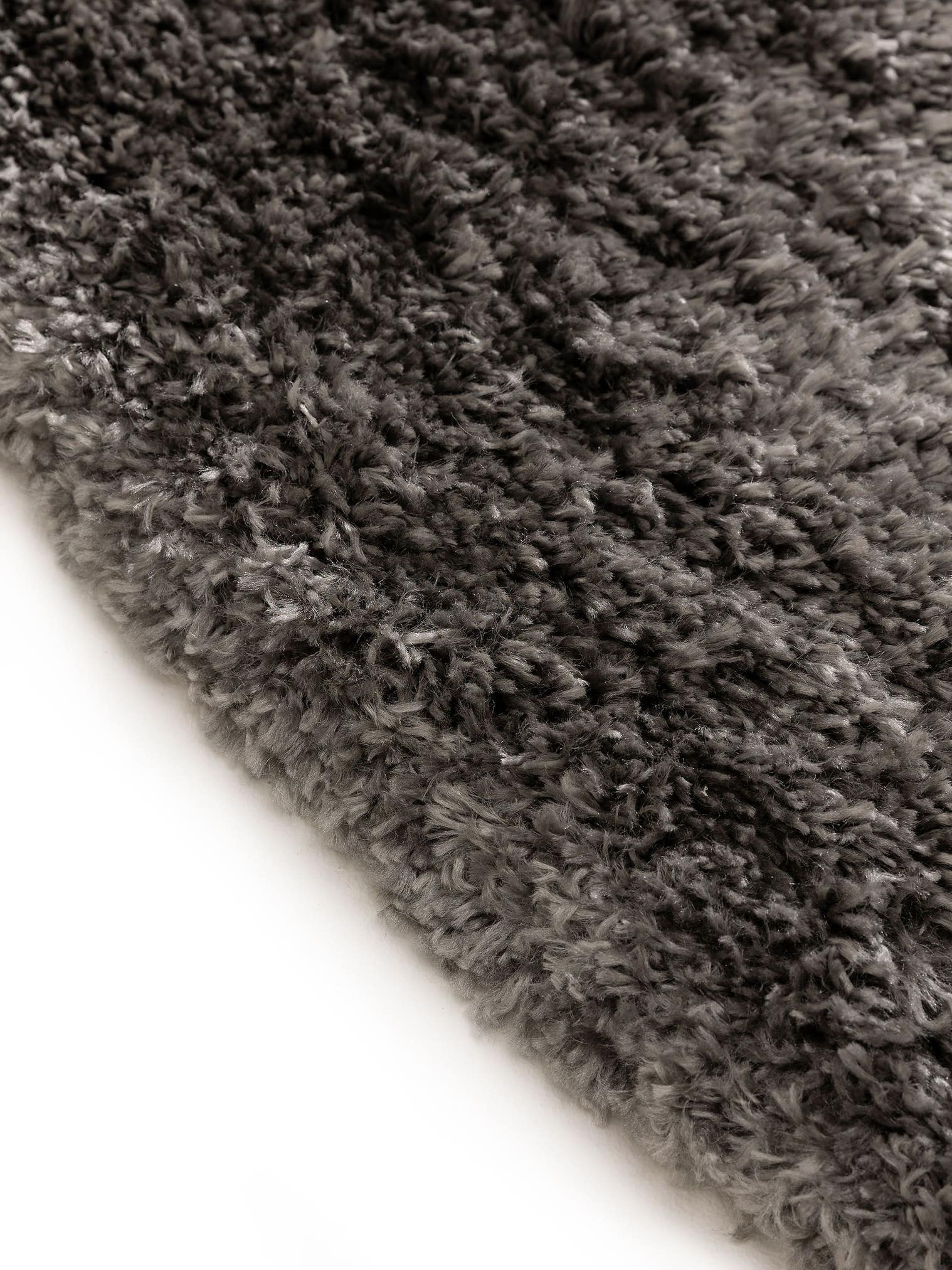 Tappeto di 100% Polipropilene in Grigio con pelo alto 41 - 50 mm da benuta Pop