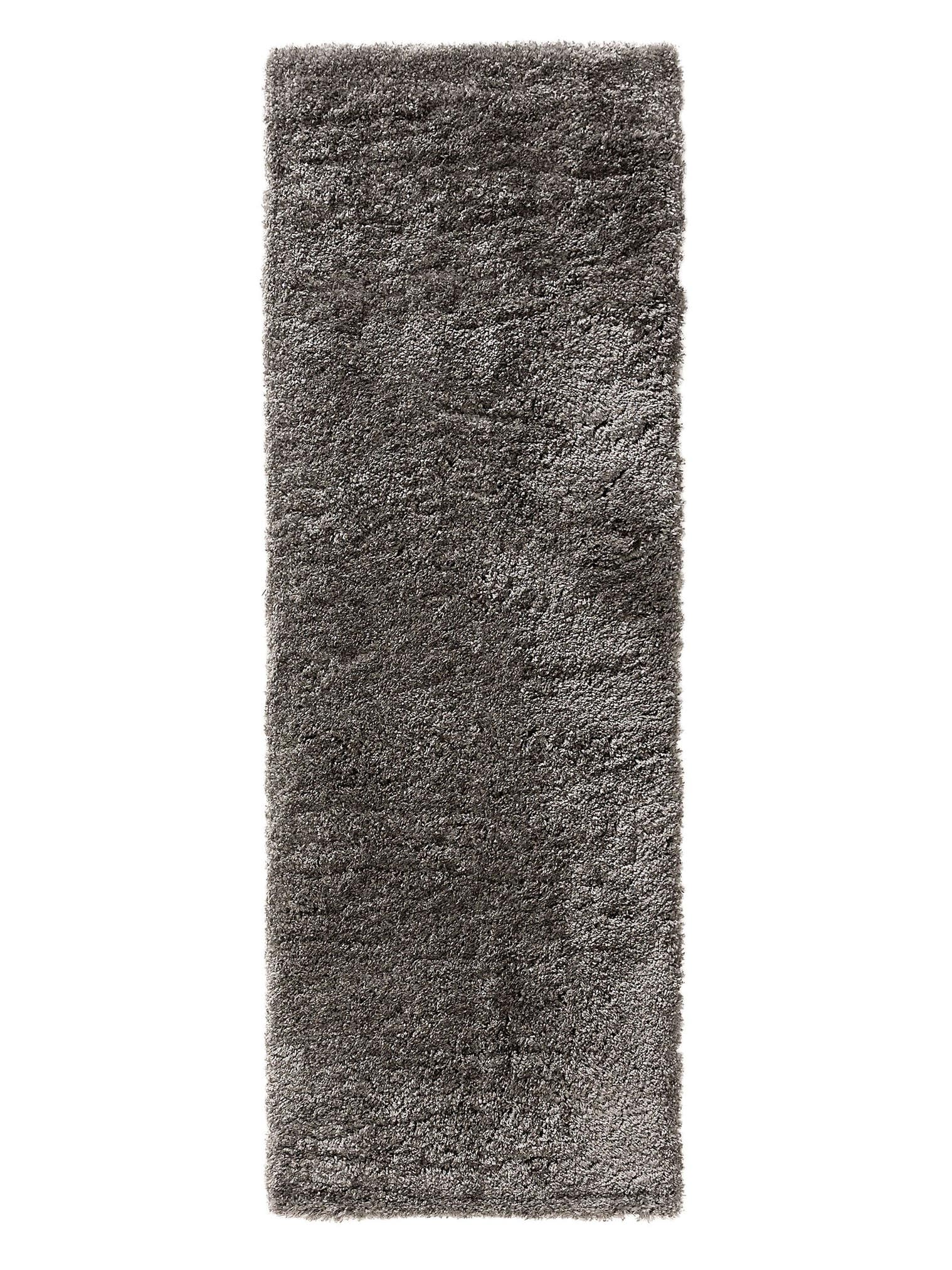 Tapis en 100% Polypropylène en Gris avec une pile de 41 - 50 mm de hauteur de benuta Pop