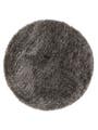 Tapis à poils longs rond Ricky Anthracite