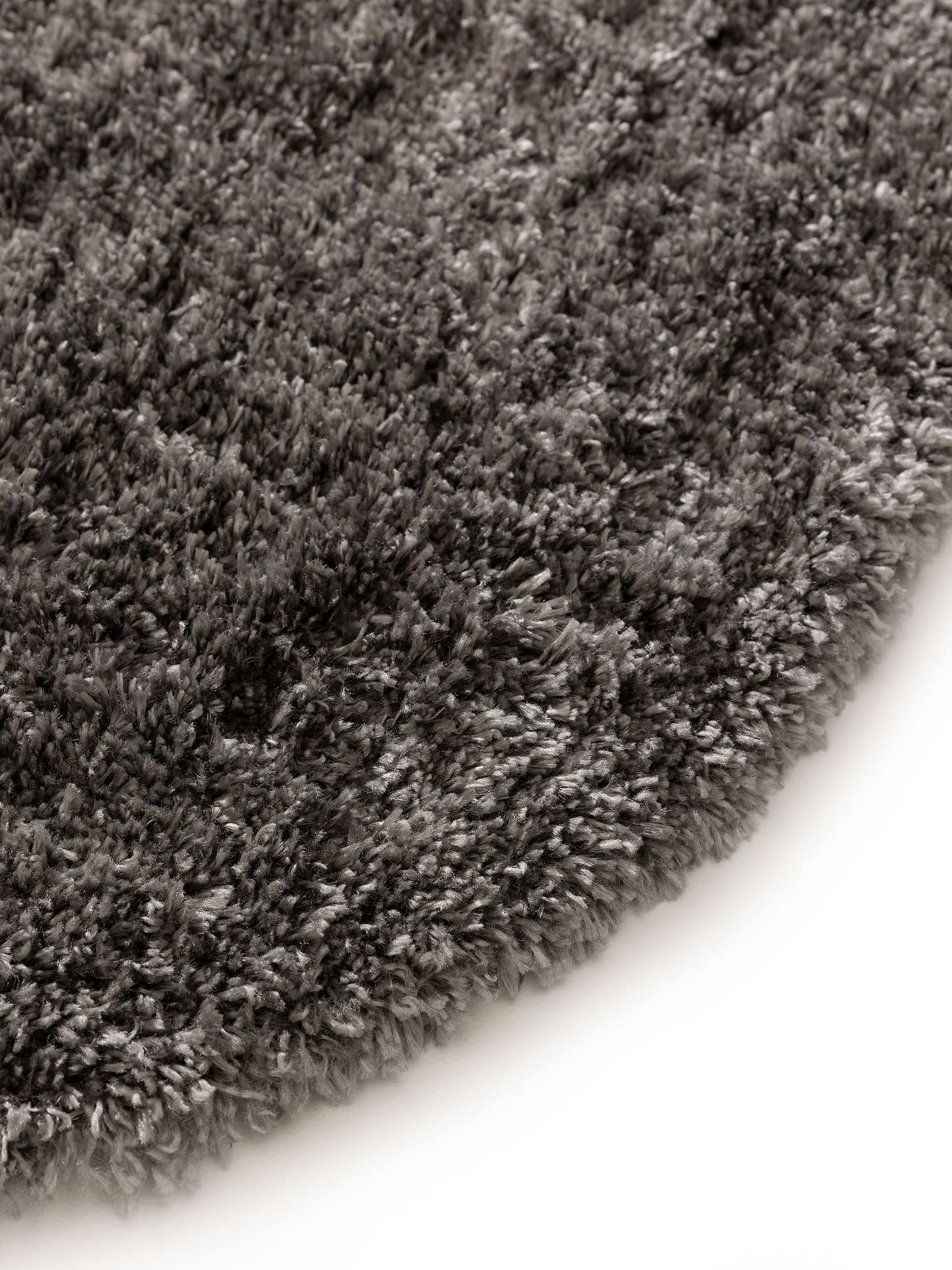 Teppich aus 100% Polypropylen in Grau mit 41 bis 50 mm hohem Flor von benuta Pop