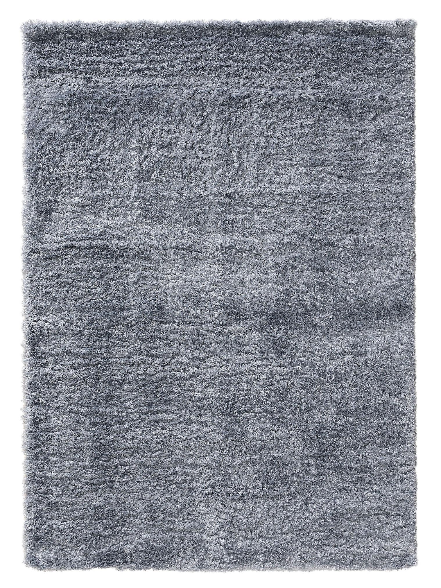 Tapis en 100% Polypropylène en Bleu avec une pile de 41 - 50 mm de hauteur de benuta Pop