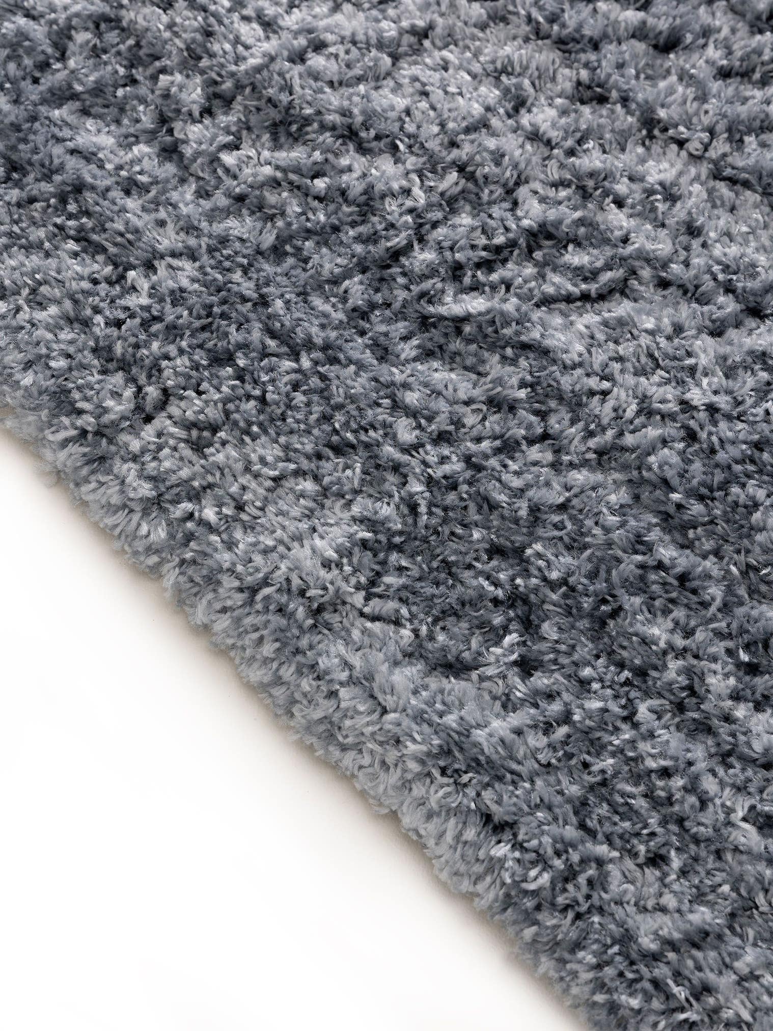 Tapis en 100% Polypropylène en Bleu avec une pile de 41 - 50 mm de hauteur de benuta Pop