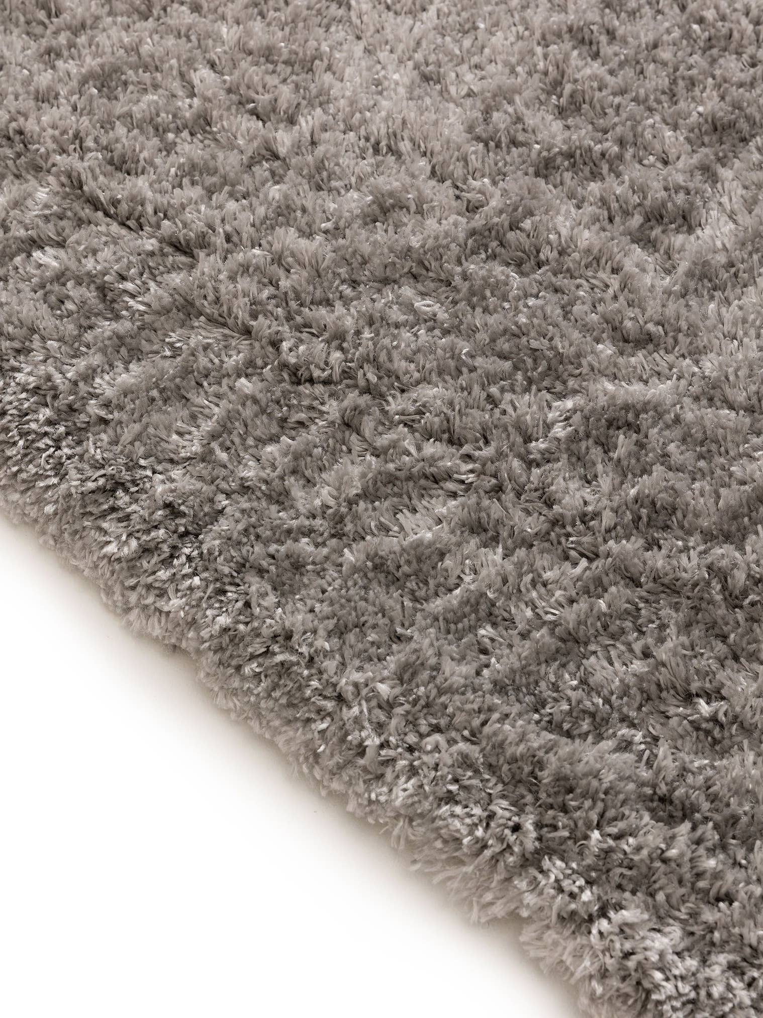 Teppich aus 100% Polypropylen in Grau mit 41 bis 50 mm hohem Flor von benuta Pop