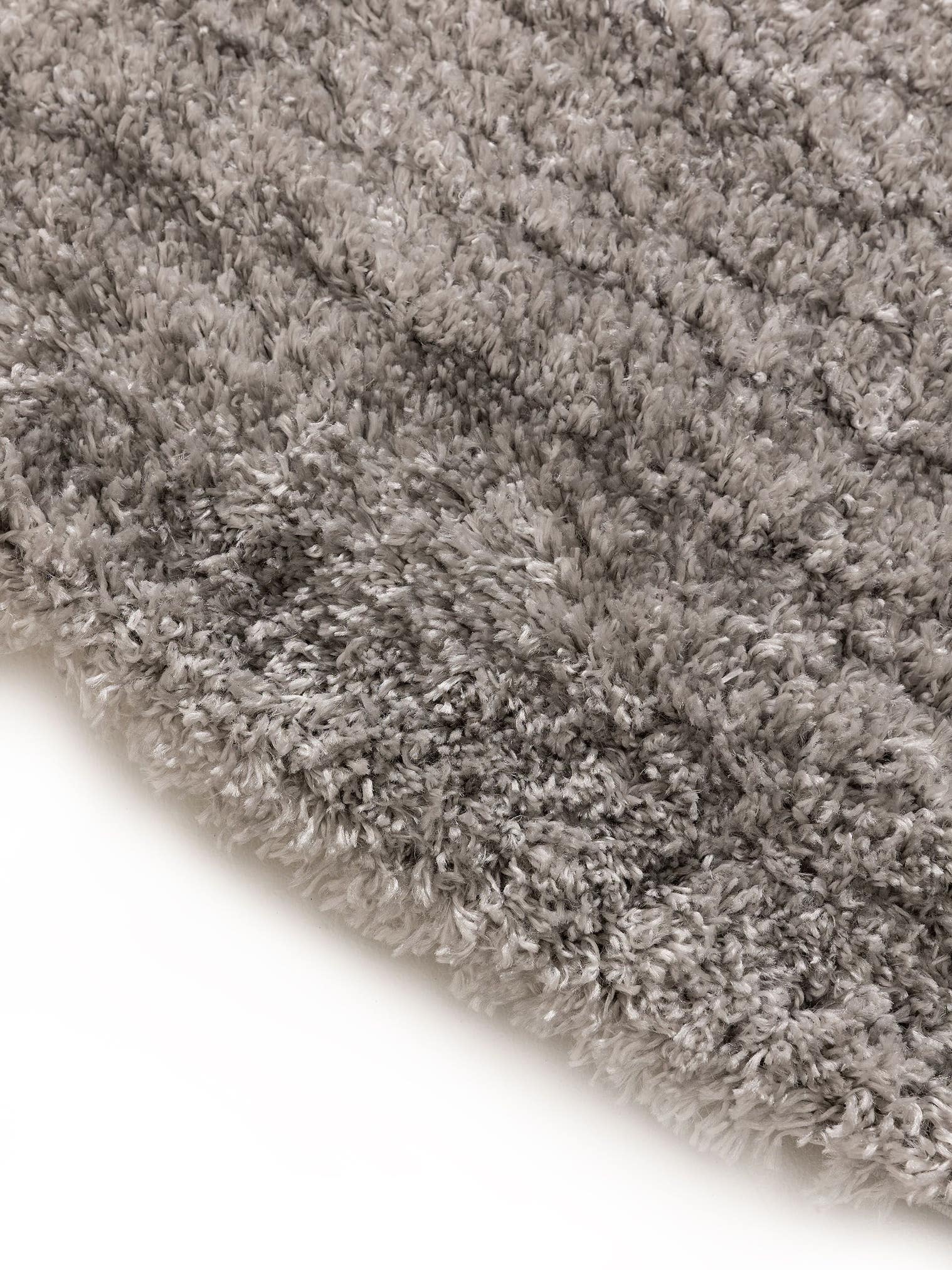 Teppich aus 100% Polypropylen in Grau mit 41 bis 50 mm hohem Flor von benuta Pop