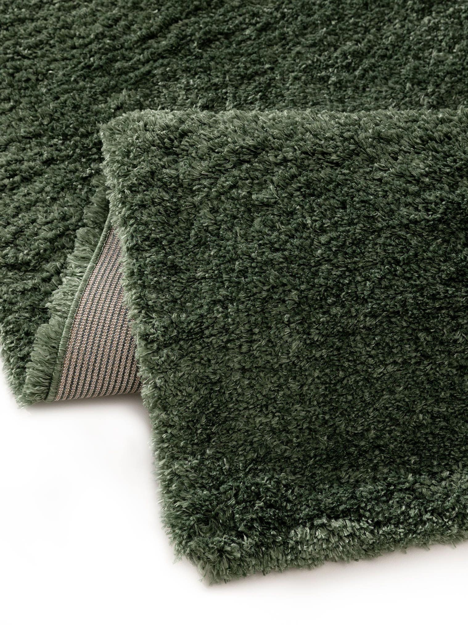 Tappeto di 100% Polipropilene in Verde con pelo alto 41 - 50 mm da benuta Pop