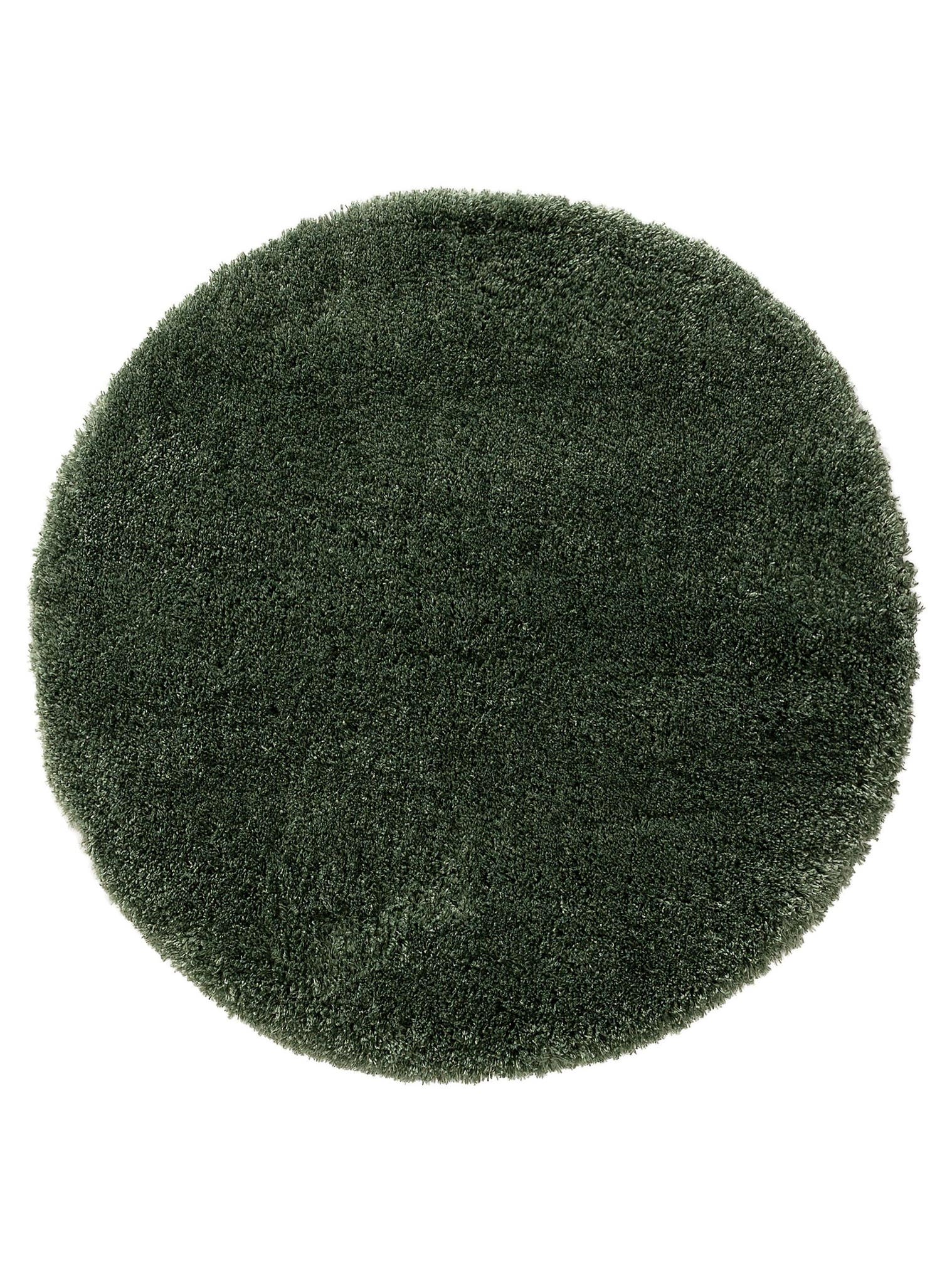 Tapis en 100% Polypropylène en Vert avec une pile de 41 - 50 mm de hauteur de benuta Pop