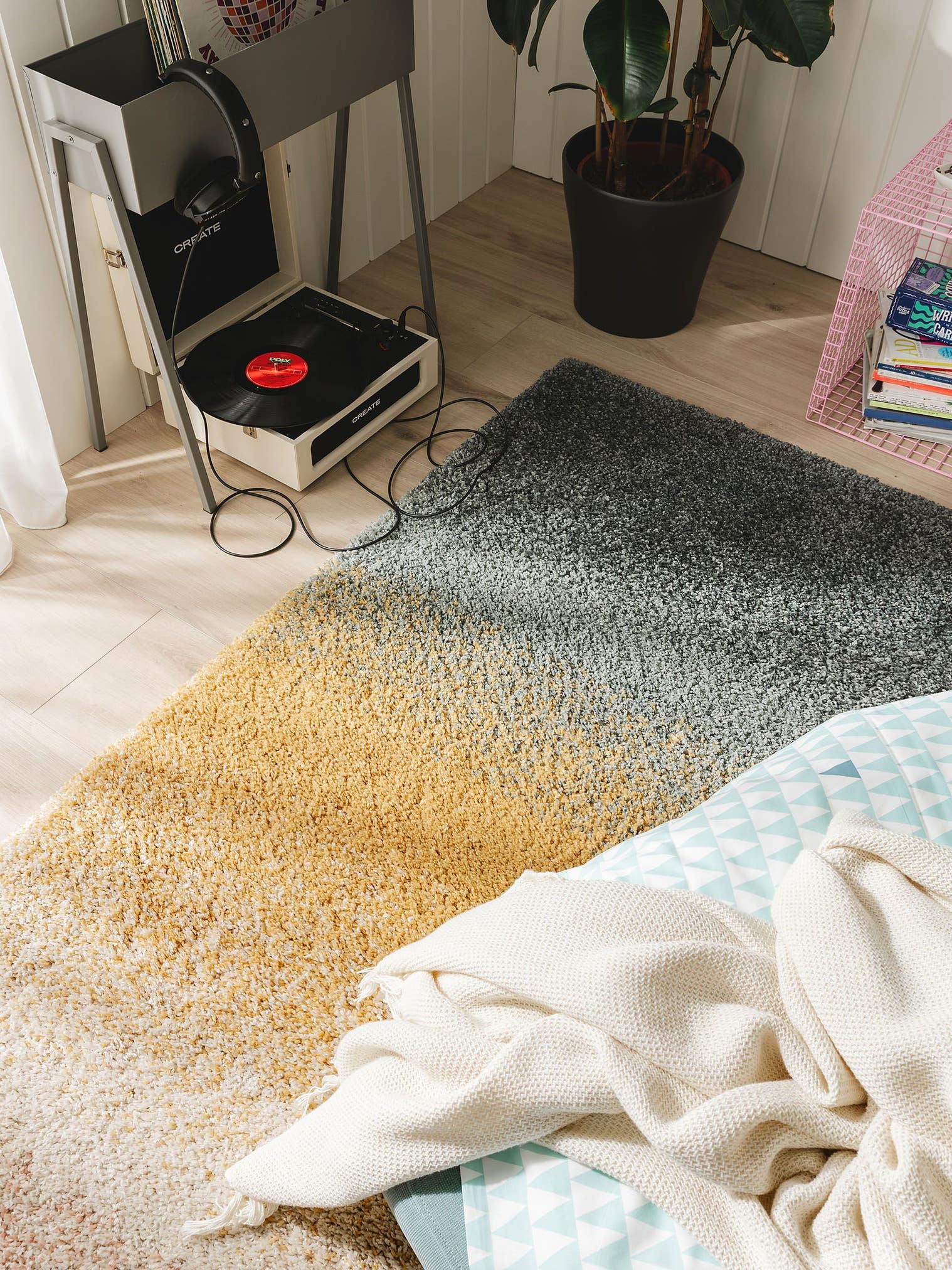 Tapis en 100% Polypropylène en Multicouleur avec une pile de 21 - 30 mm de hauteur de benuta Pop