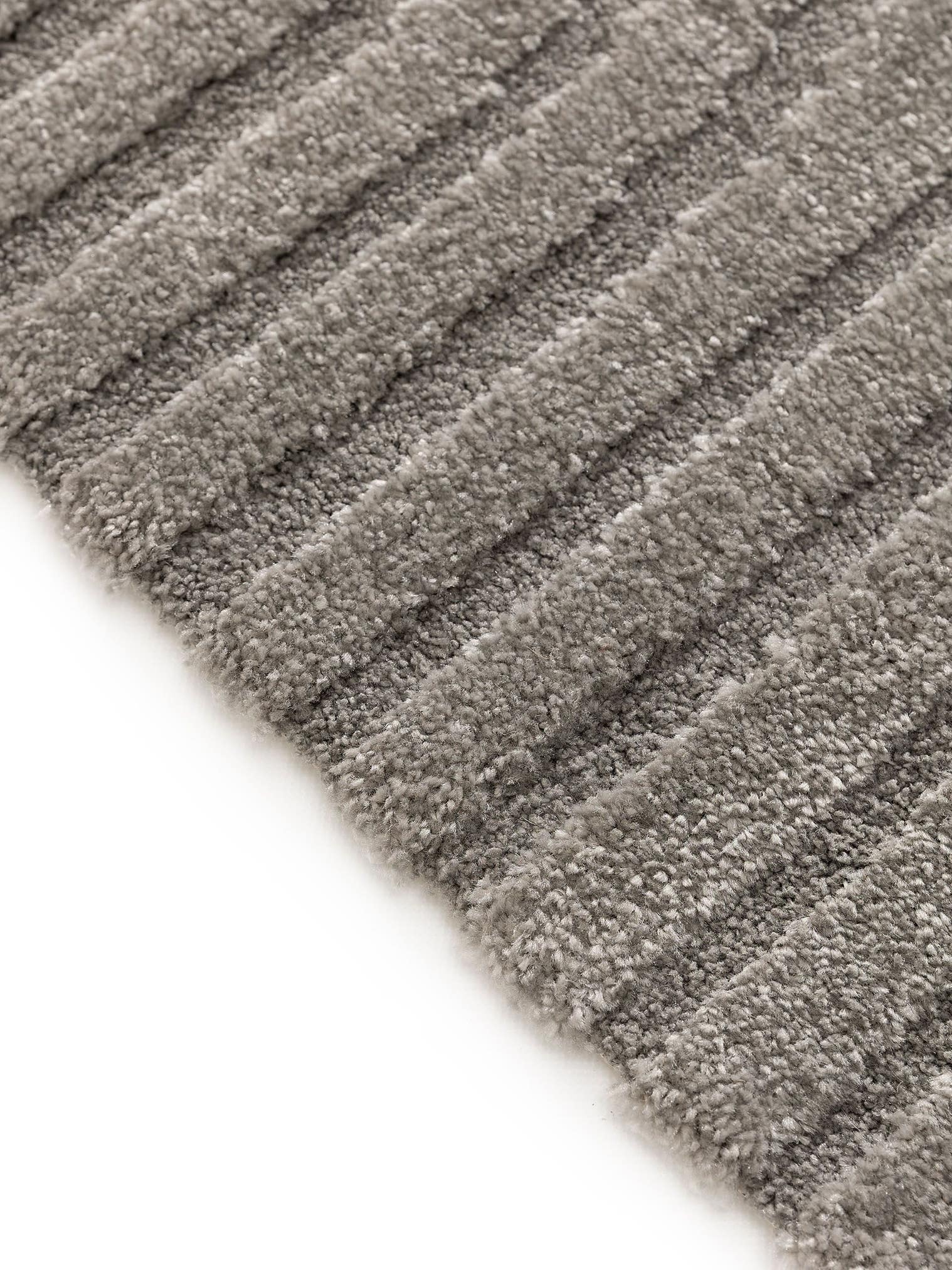 Tapis en 60% Polypropylène, 40% Polyester en Gris avec une pile de 11 - 20 mm de hauteur de benuta Nest