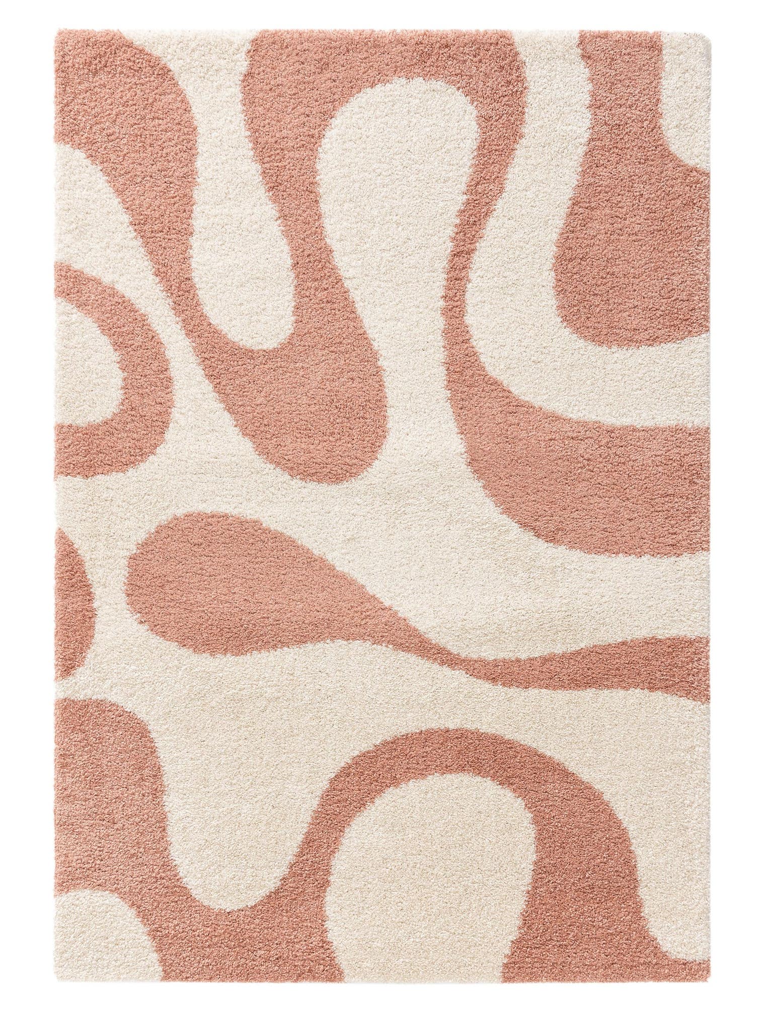 Teppich aus 100% Polypropylen in Multicolor mit 21 bis 30 mm hohem Flor von benuta Pop