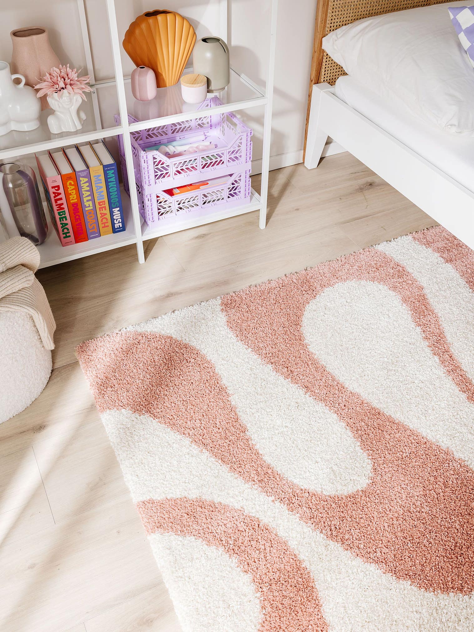 Teppich aus 100% Polypropylen in Multicolor mit 21 bis 30 mm hohem Flor von benuta Pop