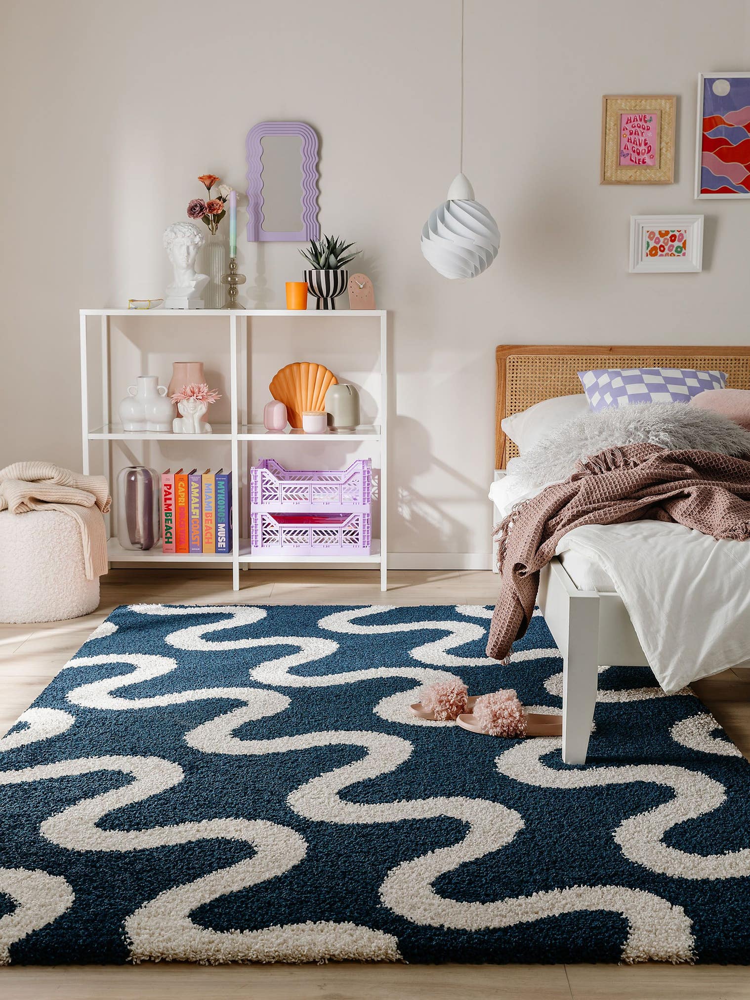Tapis en 100% Polypropylène en Multicouleur avec une pile de 21 - 30 mm de hauteur de benuta Pop