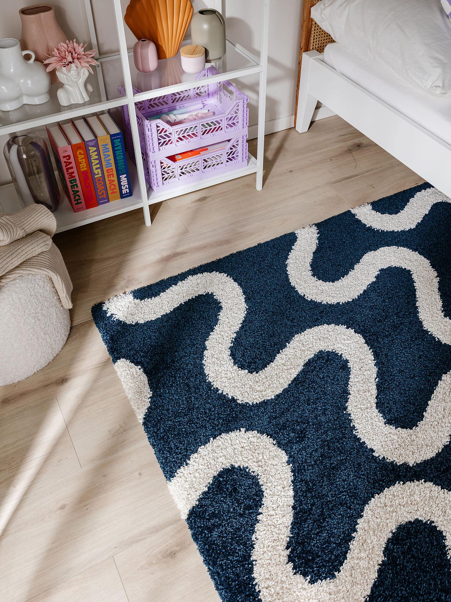 Tapis en 100% Polypropylène en Multicouleur avec une pile de 21 - 30 mm de hauteur de benuta Pop