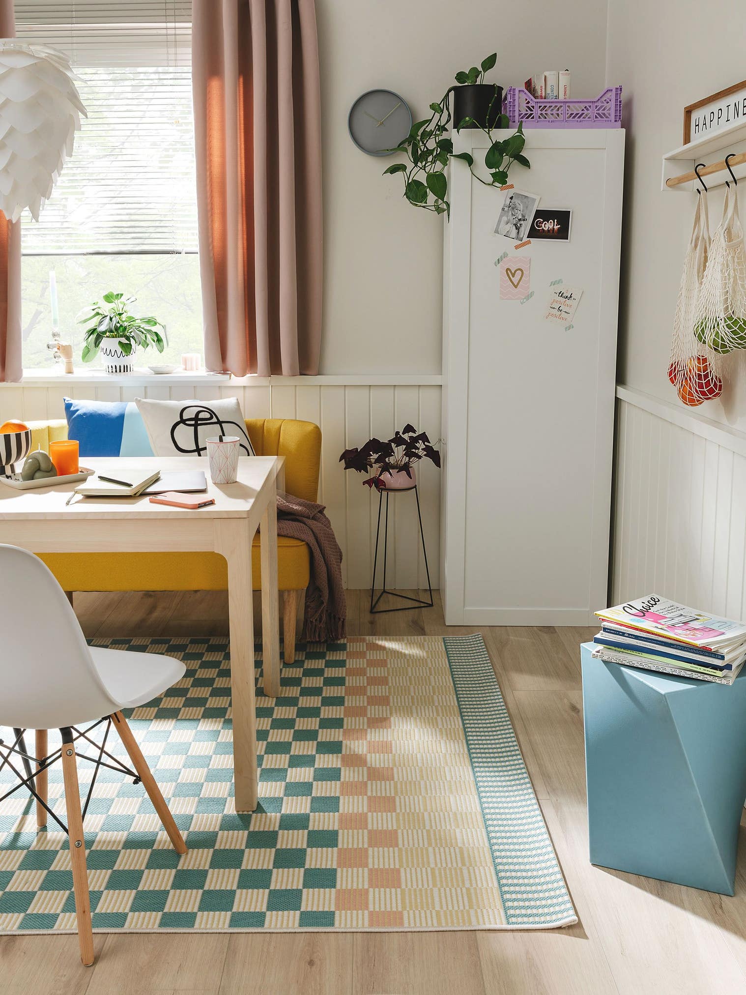 Rug made of 100% Polypropylene in Multicoloured with a 1- 5 mm high pile by benuta Pop