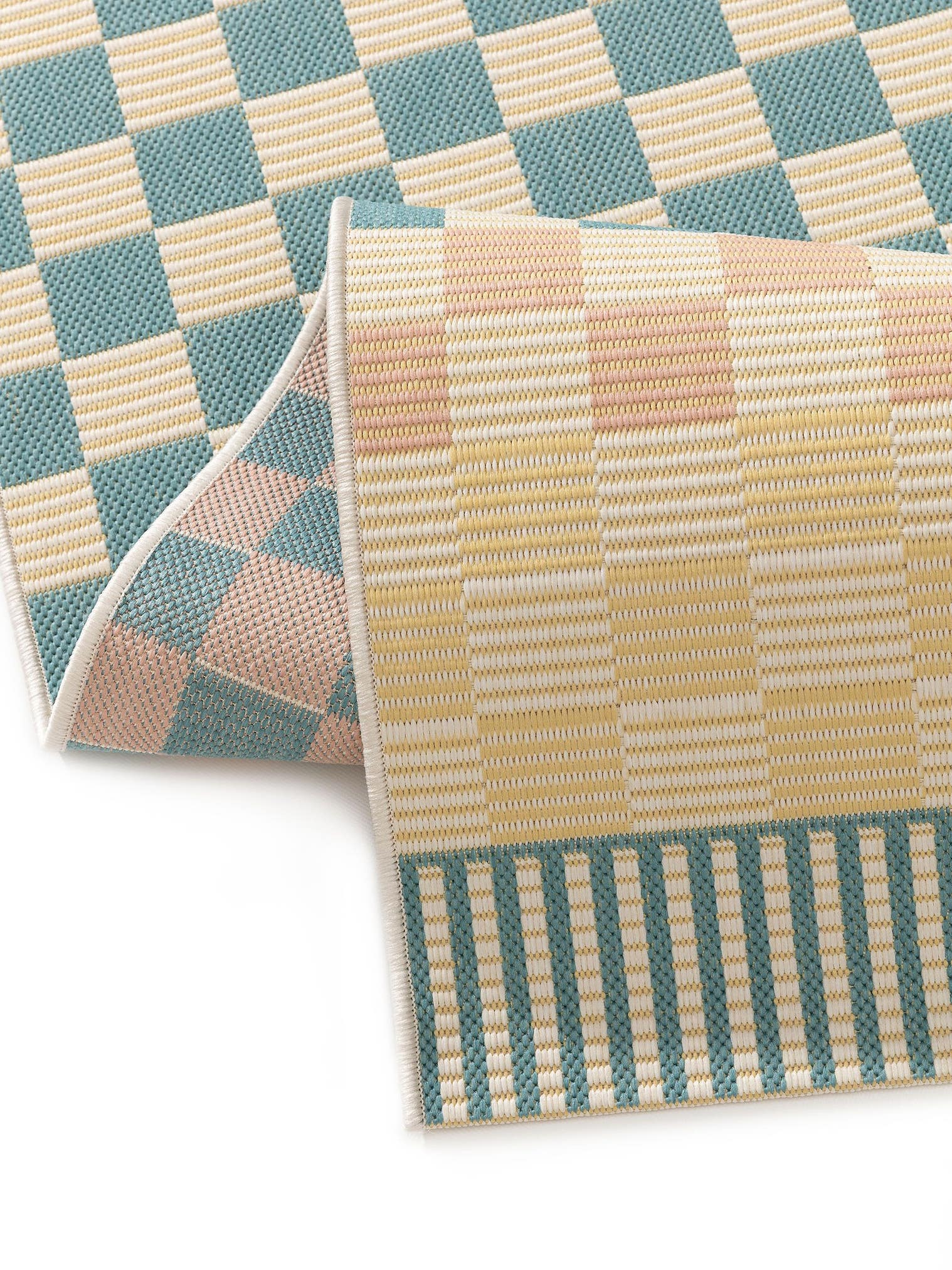 Rug made of 100% Polypropylene in Multicoloured with a 1- 5 mm high pile by benuta Pop