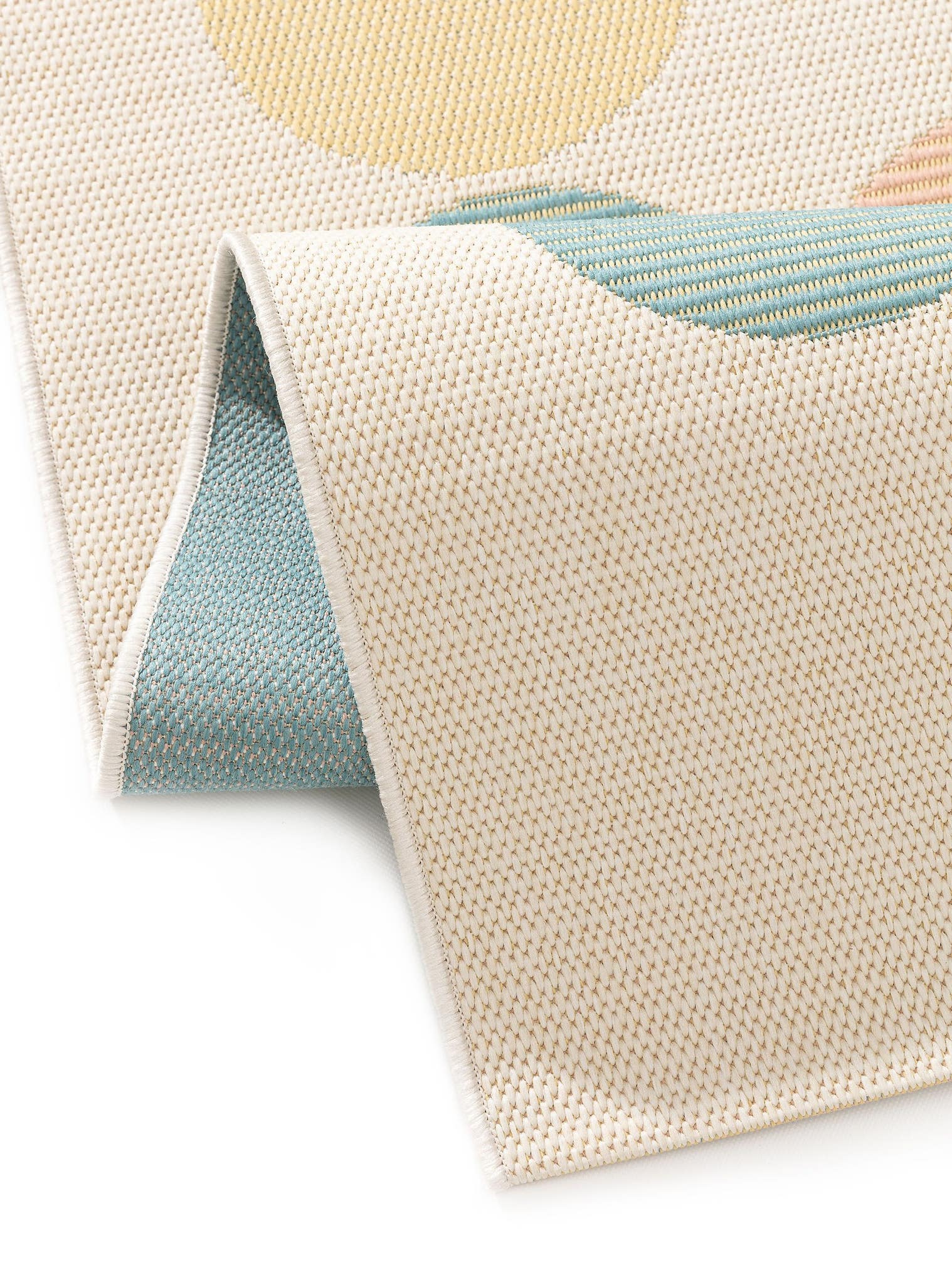 Teppich aus 100% Polypropylen in Multicolor mit bis 5 mm hohem Flor von benuta Pop