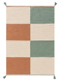 Kinderteppich Anton Multicolor/Grün