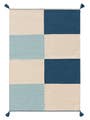 Tappeto bambino Anton Multicolor/Blu