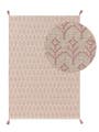 Waschbarer Kinderteppich Elli Rosa