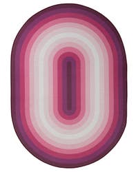Flachgewebeteppich Anko Pink