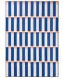 Flachgewebeteppich Rory Blau