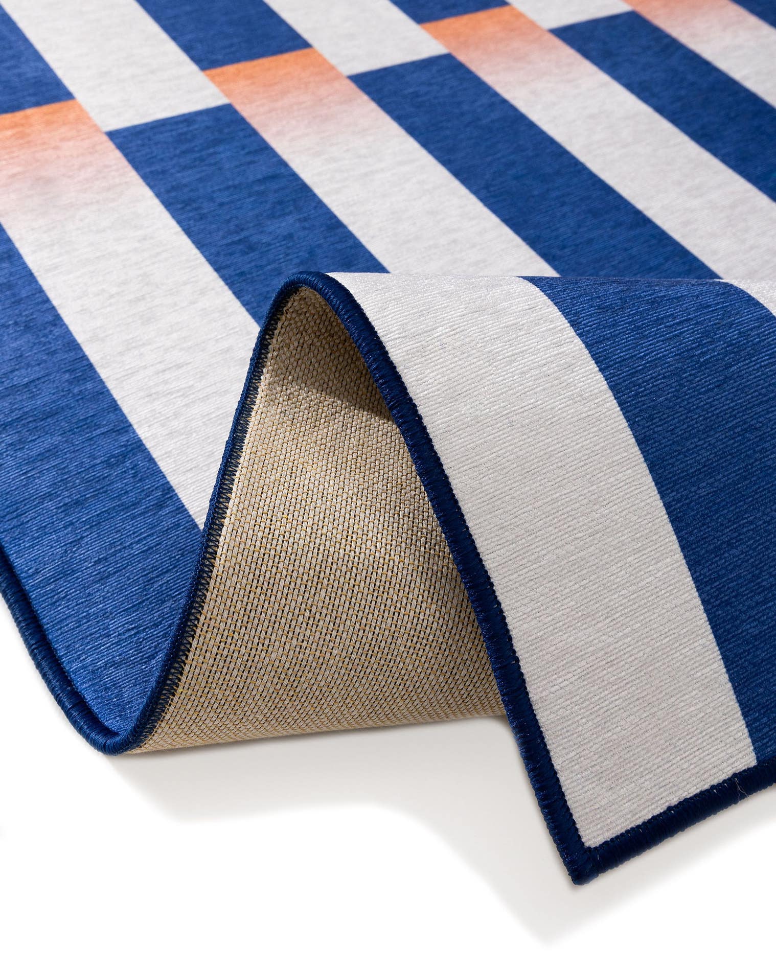 Alfombra de 100% Poliéster en Azul con un pelo de {{Placeholder_Pile Height}} de altura de benuta Pop