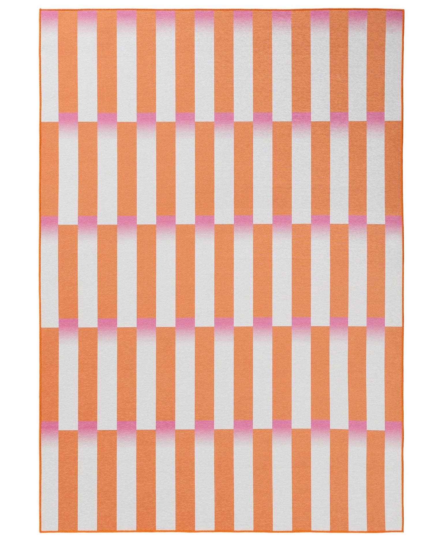 Teppich aus 100% Polyester in Orange mit bis 5 mm hohem Flor von benuta Pop