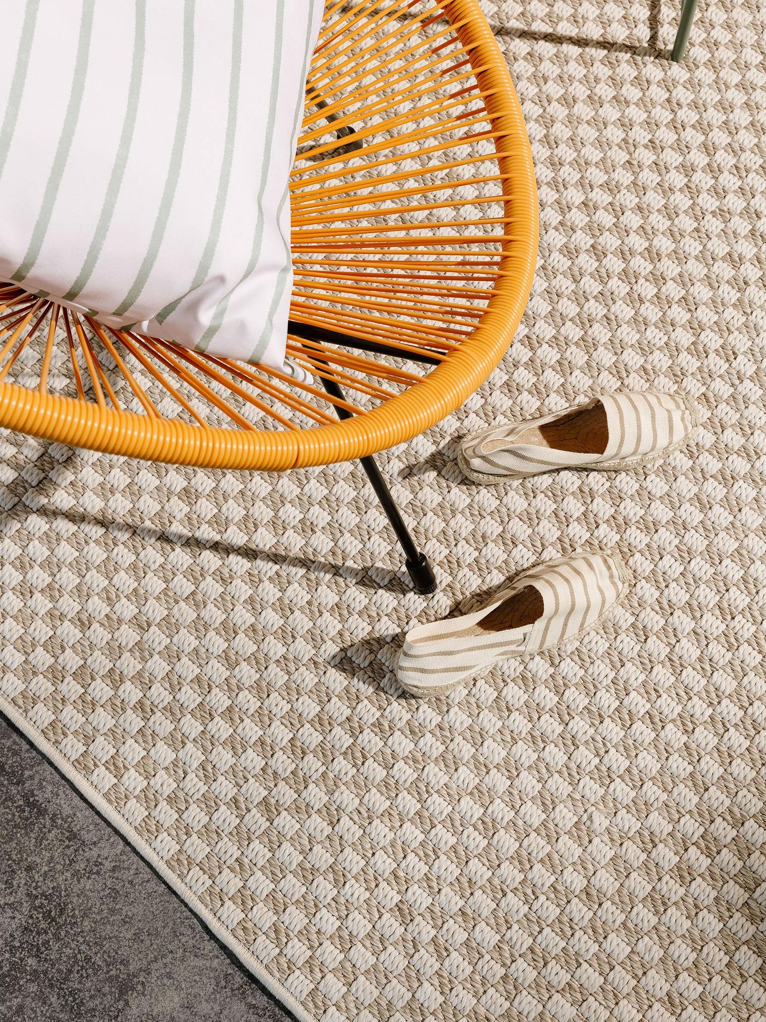 Tappeto di 100% Polipropilene in Beige con pelo alto 1- 5 mm da benuta Pop