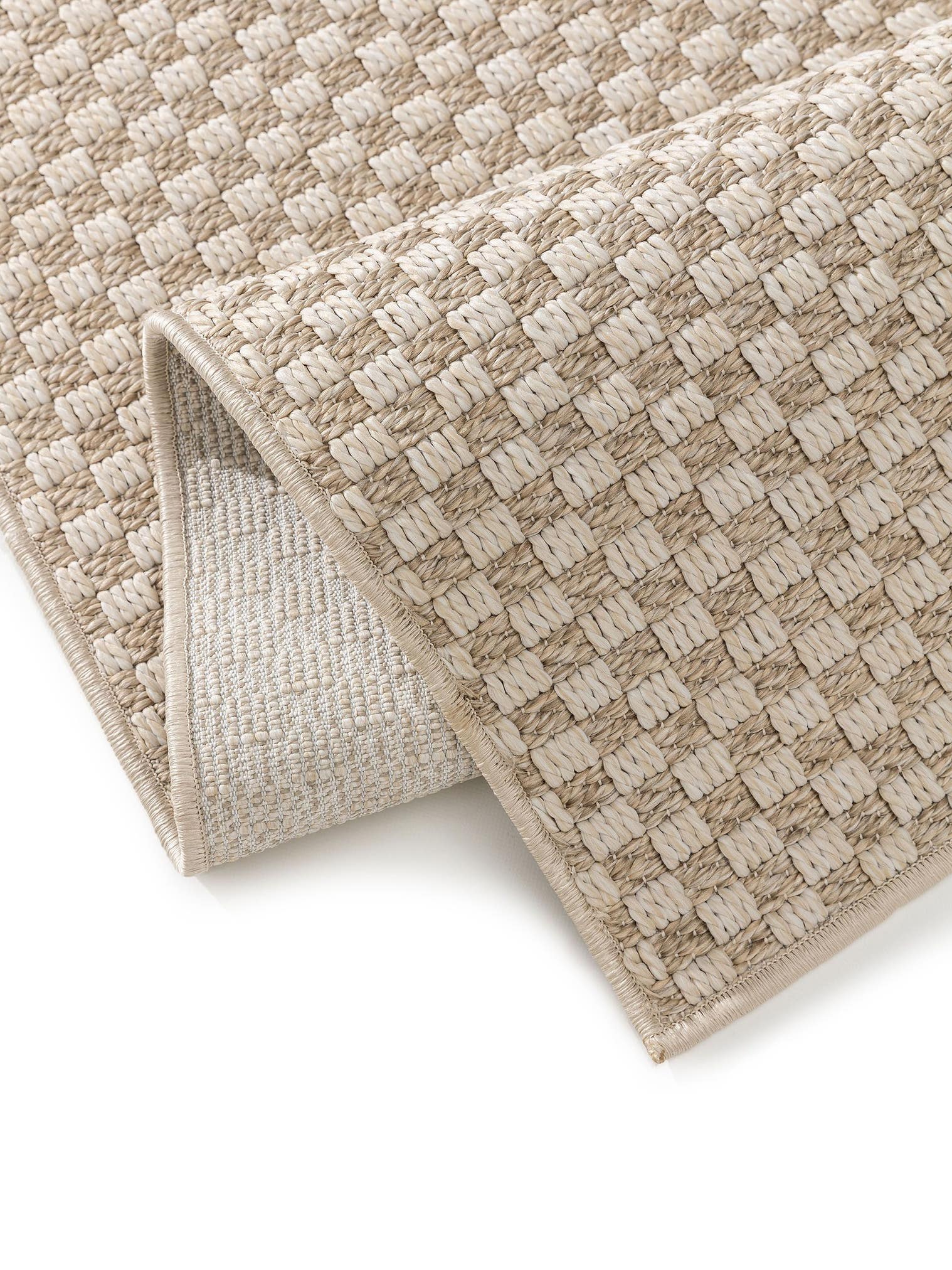 Tappeto di 100% Polipropilene in Beige con pelo alto 1- 5 mm da benuta Pop