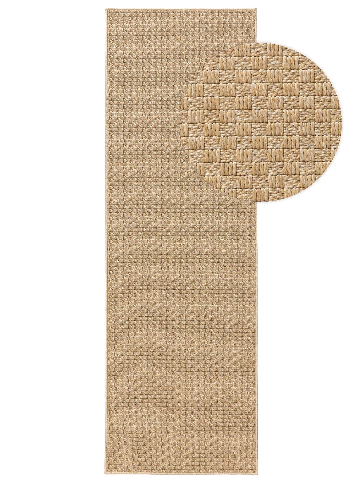 Rug made of 100% Polypropylene in Beige with a 1- 5 mm high pile by benuta Pop