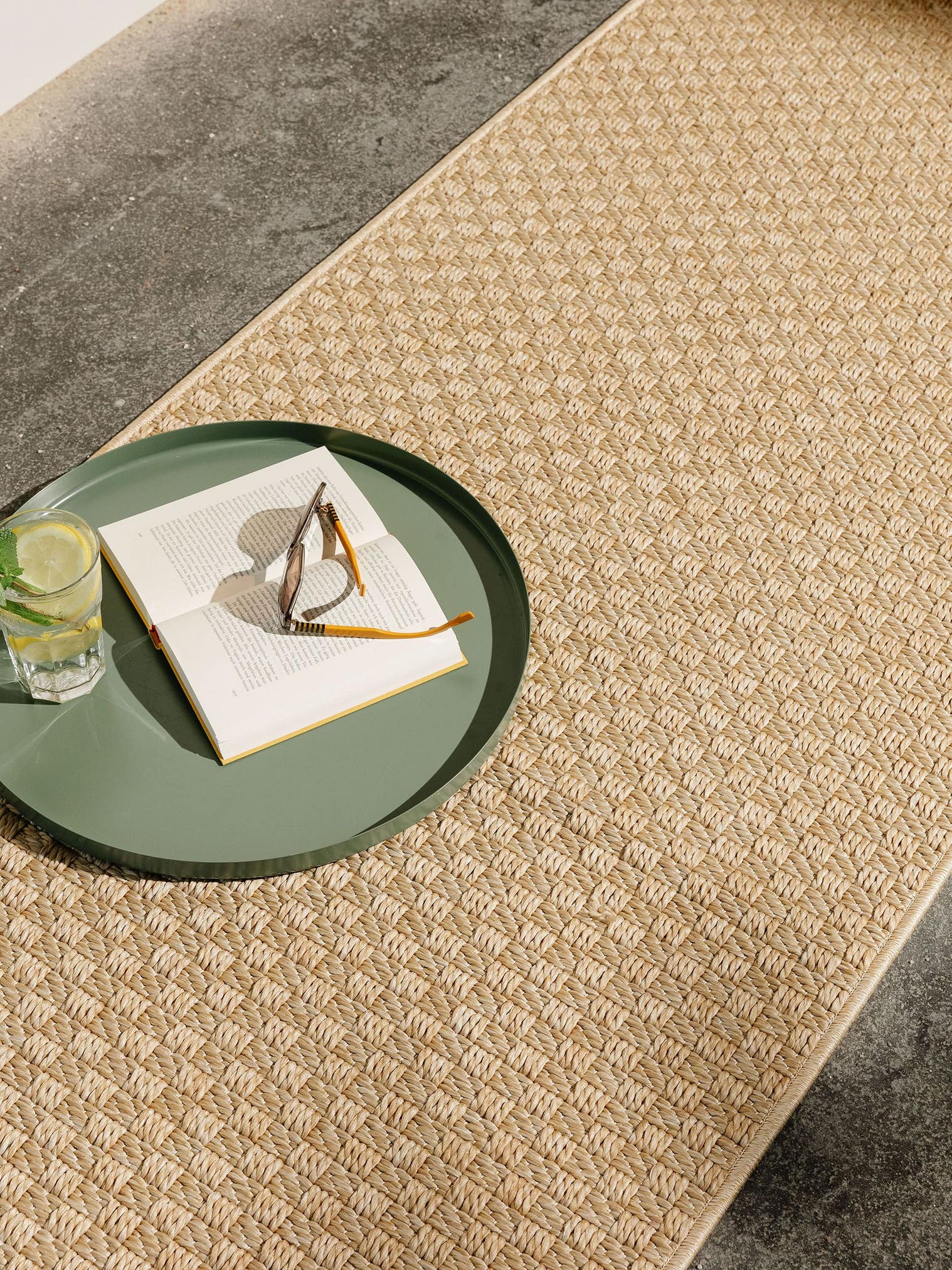 Rug made of 100% Polypropylene in Beige with a 1- 5 mm high pile by benuta Pop