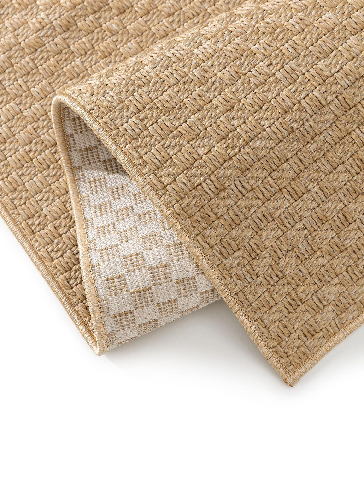 Rug made of 100% Polypropylene in Beige with a 1- 5 mm high pile by benuta Pop