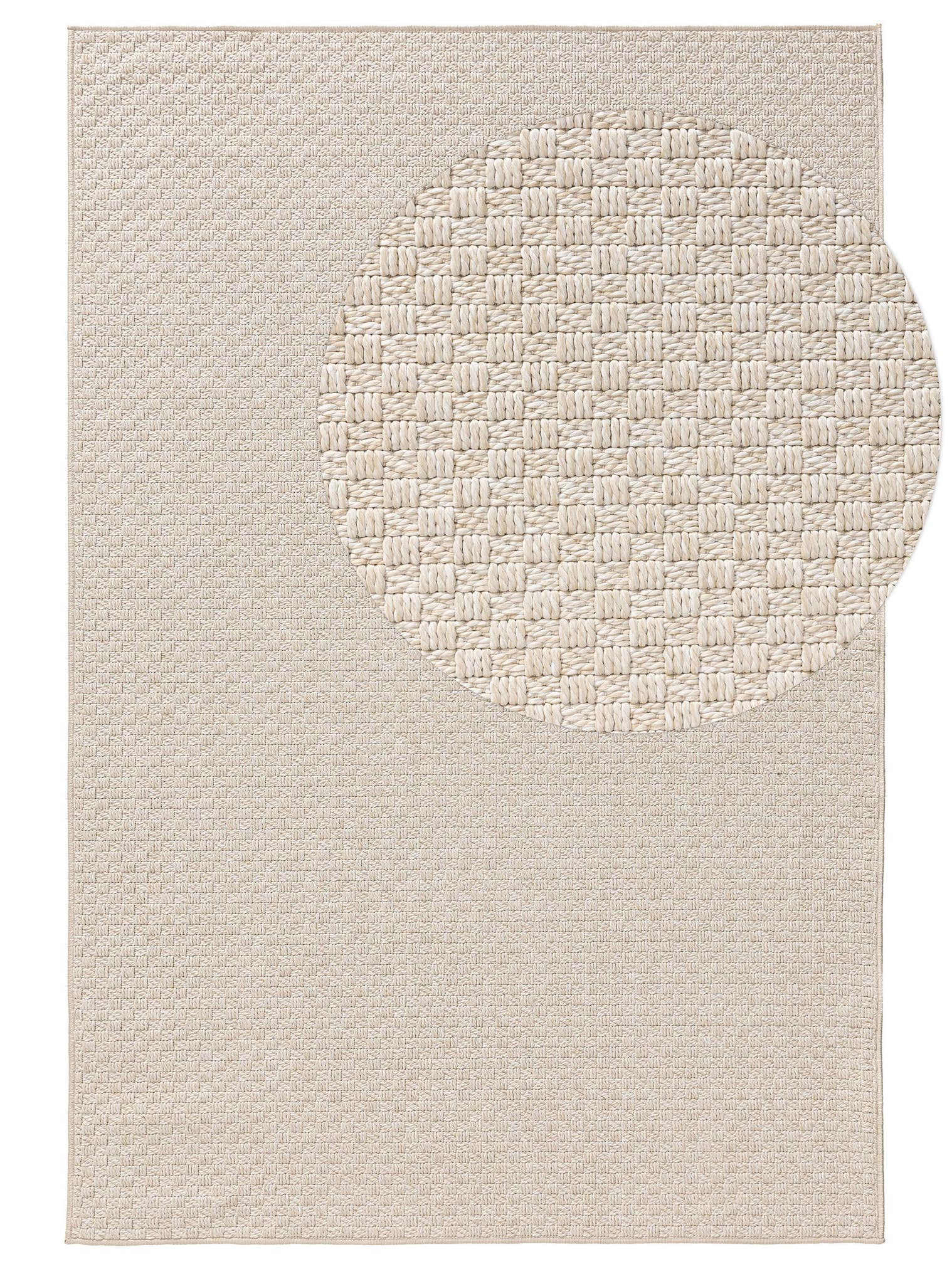 Tappeto di 100% Polipropilene in Bianco con pelo alto 1- 5 mm da benuta Pop