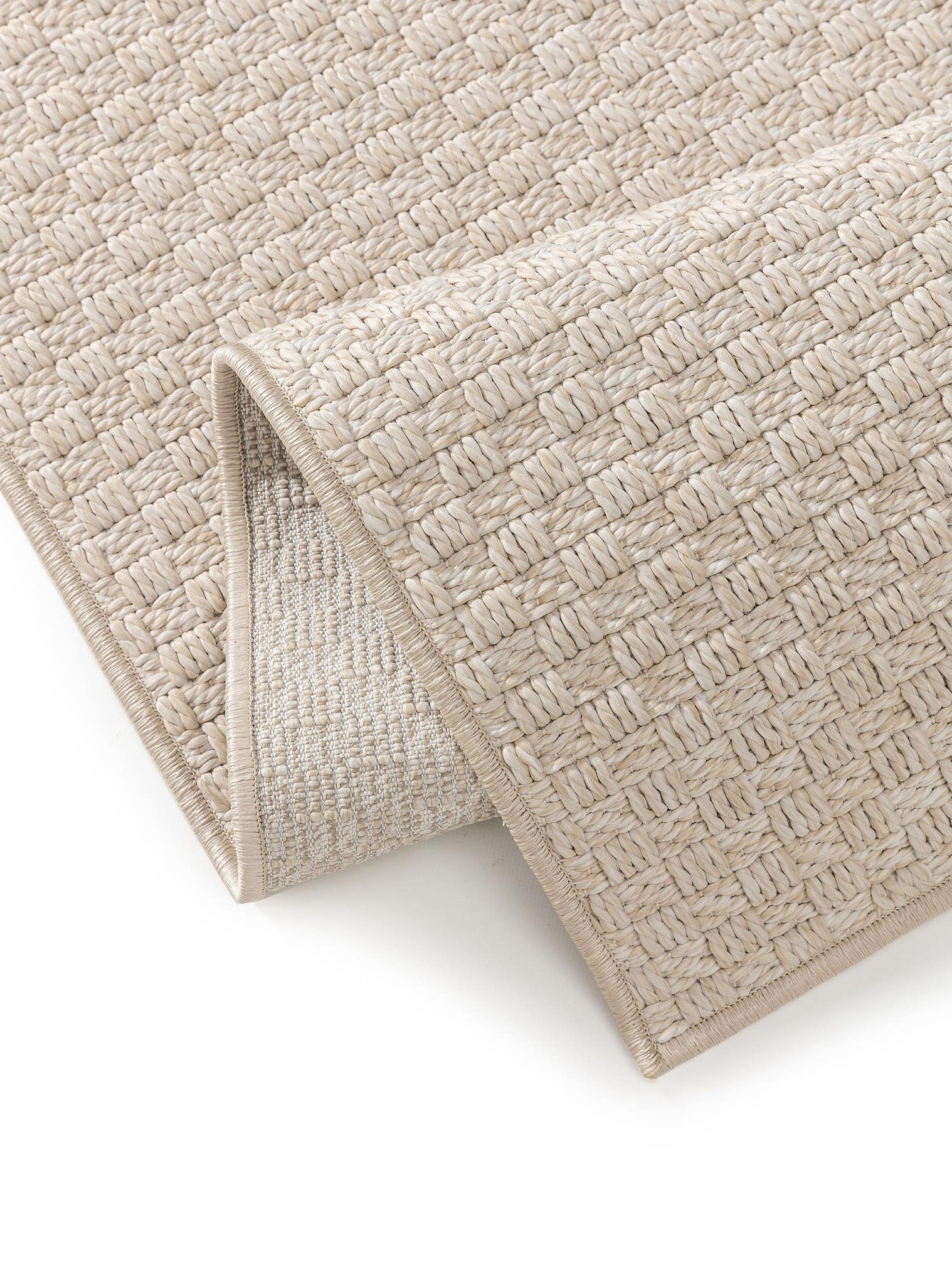 Tappeto di 100% Polipropilene in Bianco con pelo alto 1- 5 mm da benuta Pop