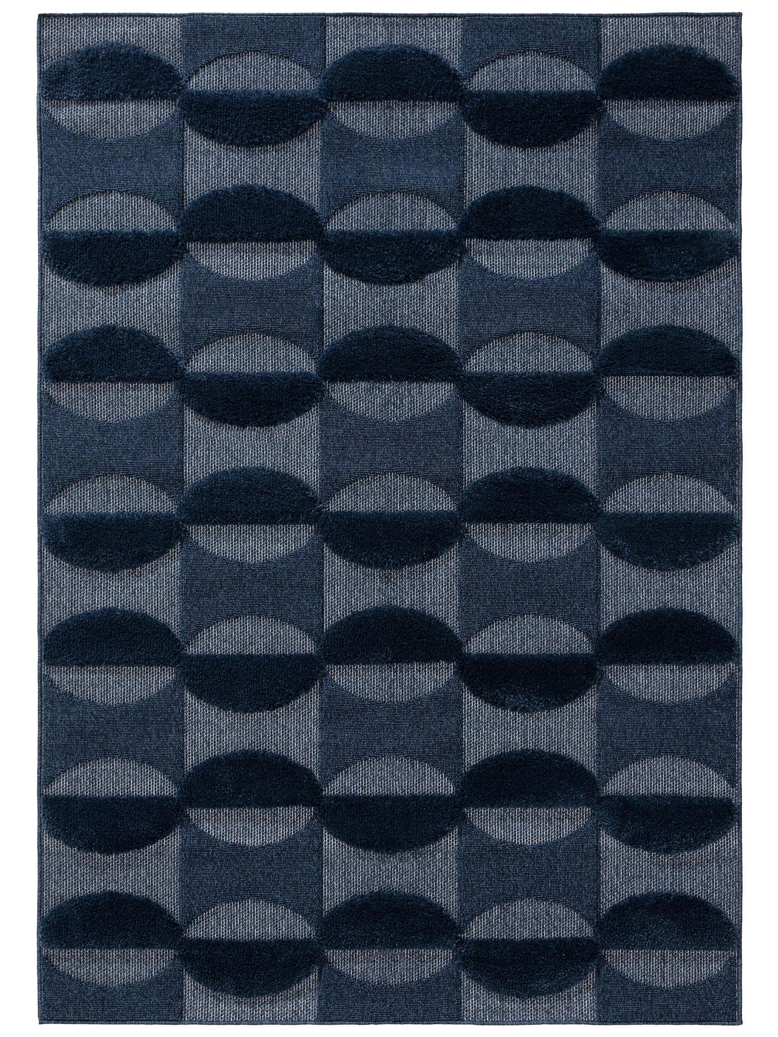 Rug made of 100% Polypropylene in Blue with a 6 - 10 mm high pile by benuta Pop