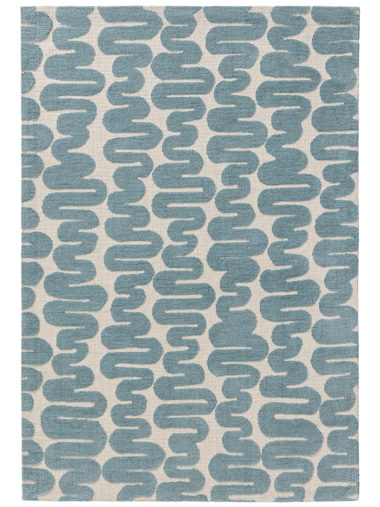 Tapijt van 100% Polyester (microfiber) in Groen met een 6 - 10 mm hoge pool van benuta Pop
