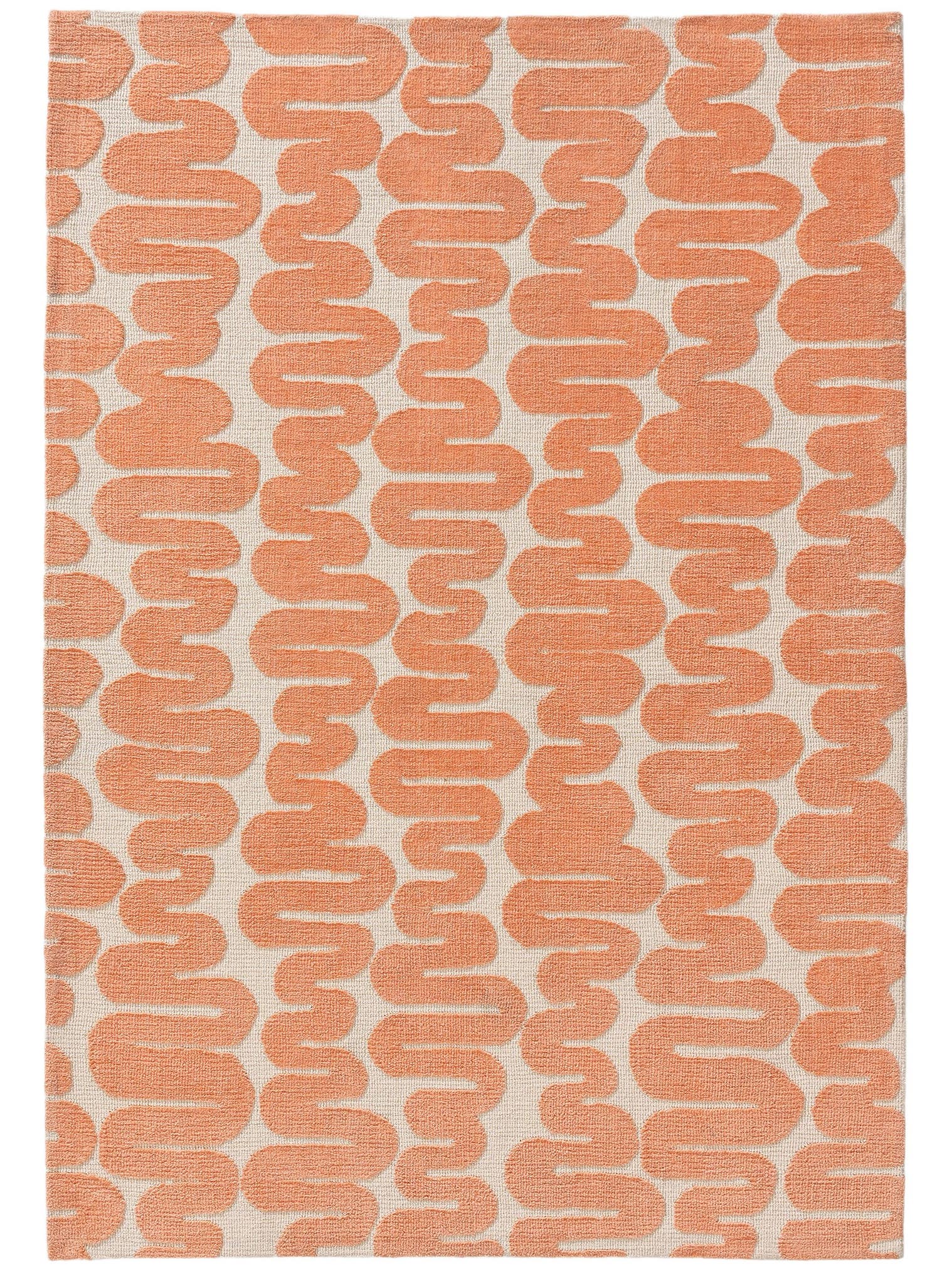 Tappeto di 100% Poliestere (Microfibra) in Arancio con pelo alto 6 - 10 mm da benuta Pop