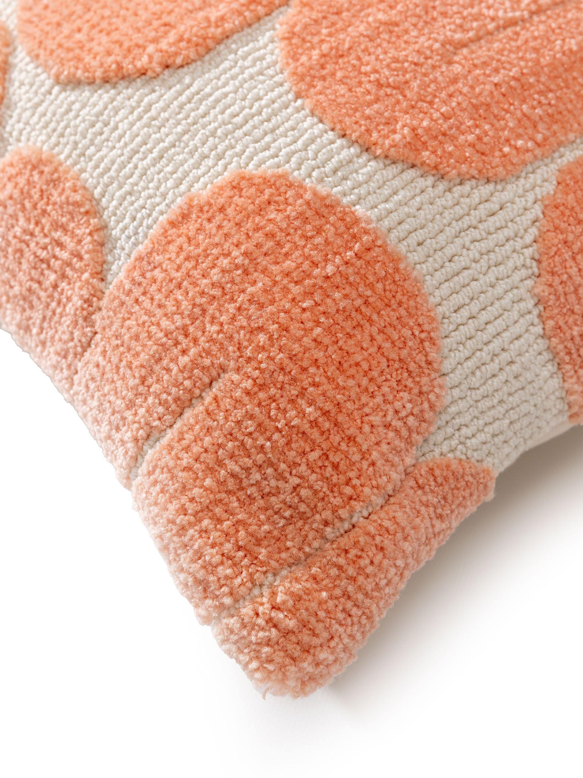 Copricuscino Ally Arancio in Abstract-ontwerp van 100% Poliestere (Microfibra) door benuta Pop