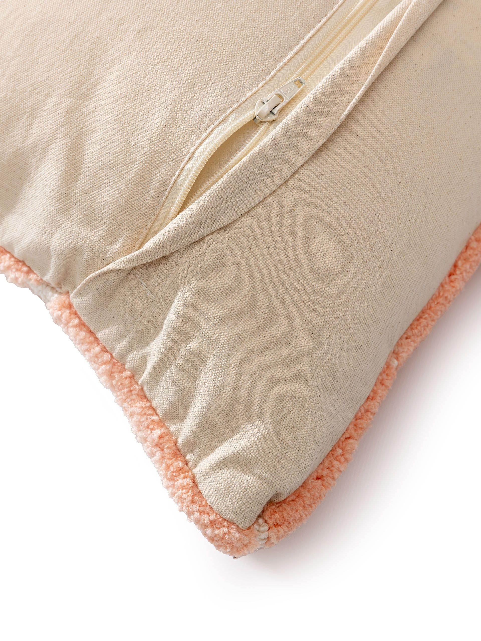 Copricuscino Ally Arancio in Abstract-ontwerp van 100% Poliestere (Microfibra) door benuta Pop