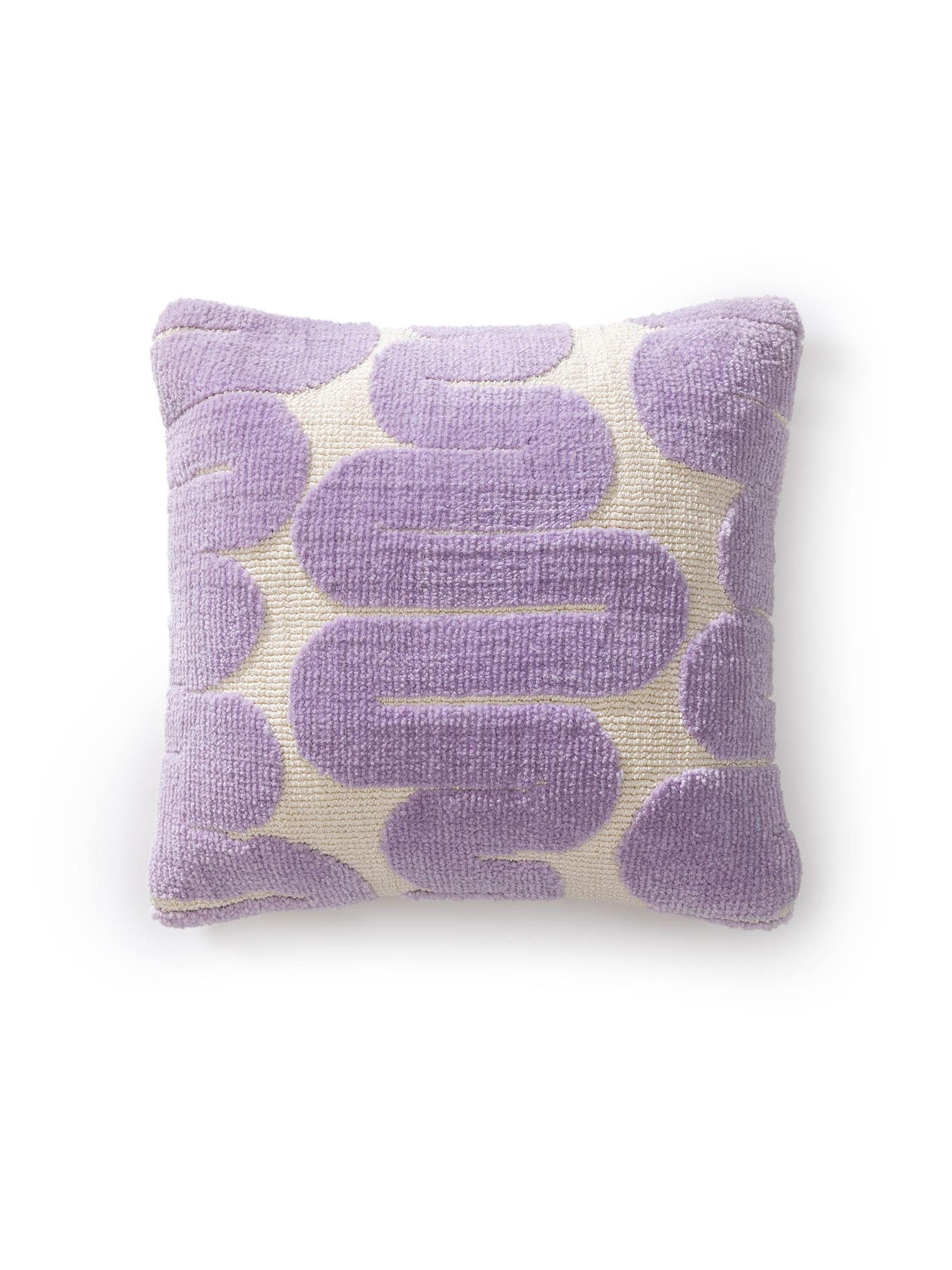 Pudebetræk Ally Lilla i Abstract-design lavet af 100% Polyester (microfiber) fra benuta Pop