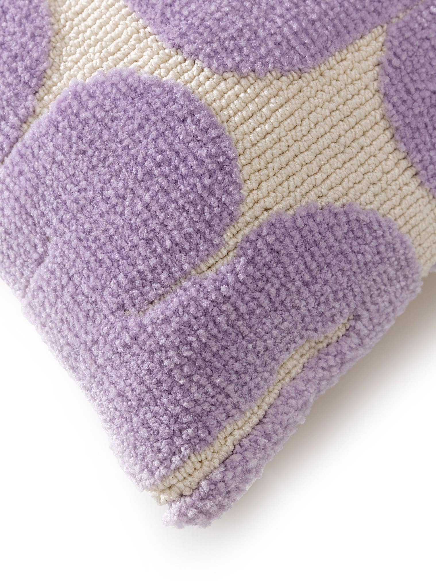 Pudebetræk Ally Lilla i Abstract-design lavet af 100% Polyester (microfiber) fra benuta Pop