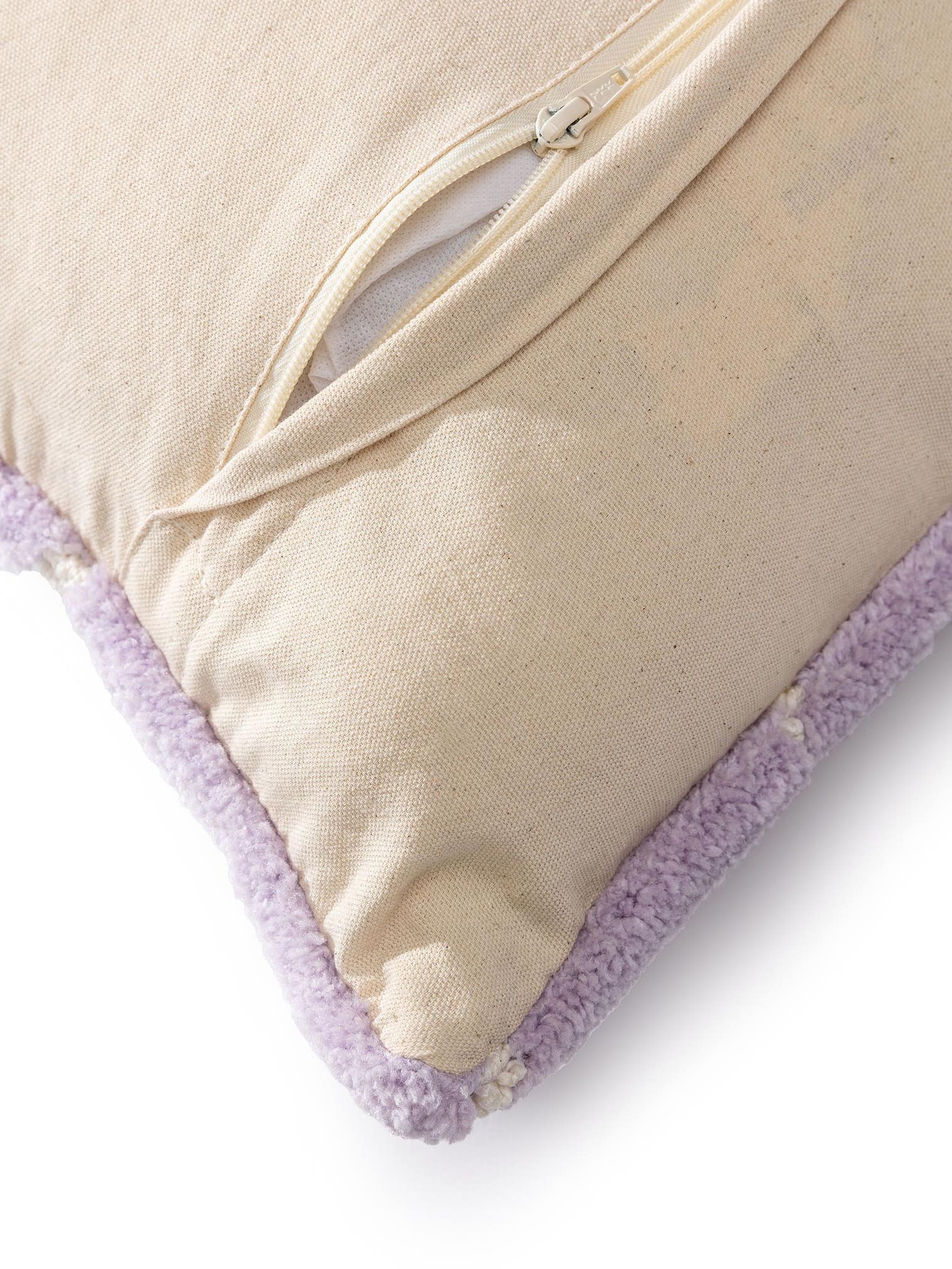 Pudebetræk Ally Lilla i Abstract-design lavet af 100% Polyester (microfiber) fra benuta Pop