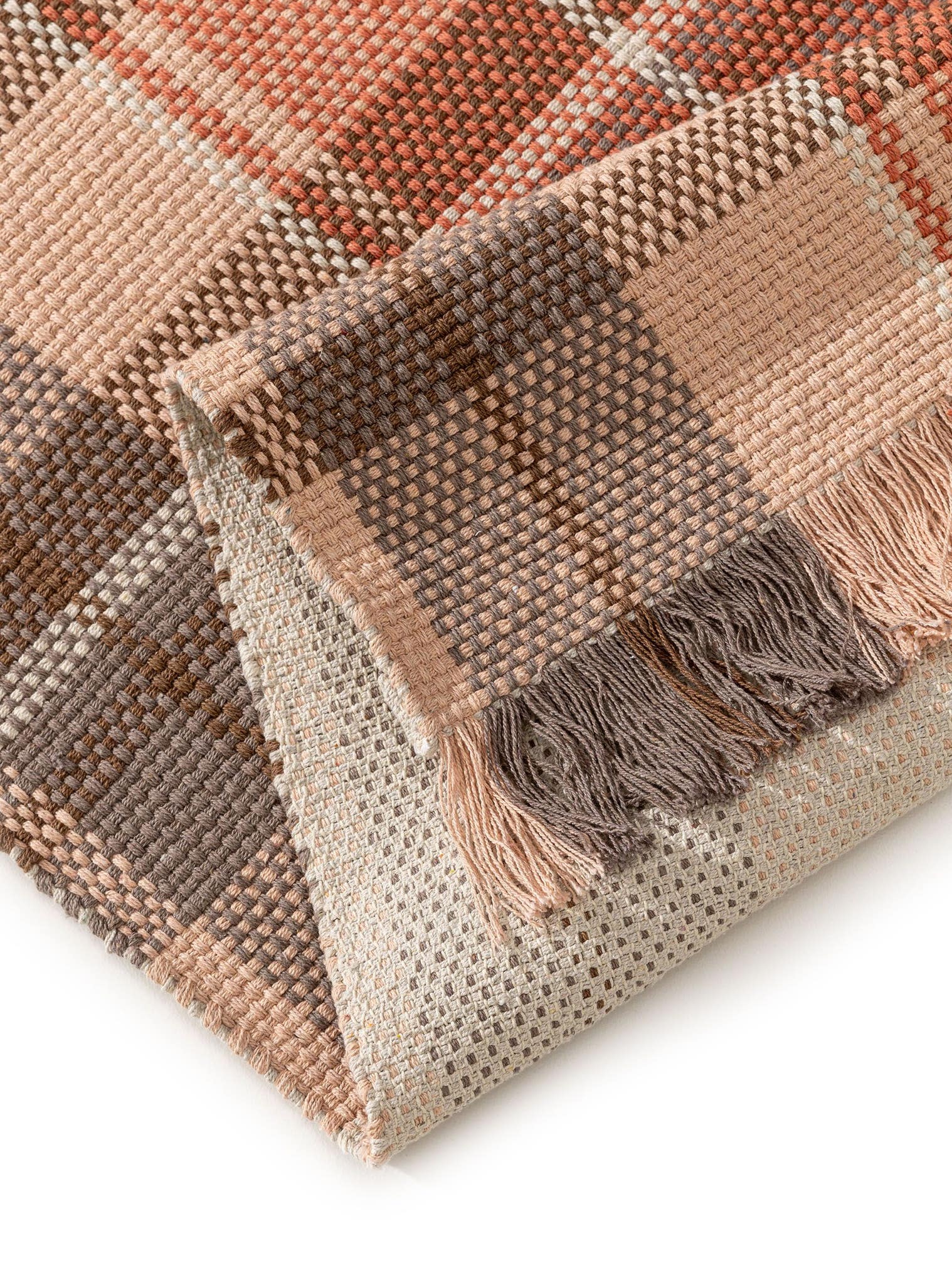 Teppich aus 100% Baumwolle in Rosa mit bis 5 mm hohem Flor von benuta Pop