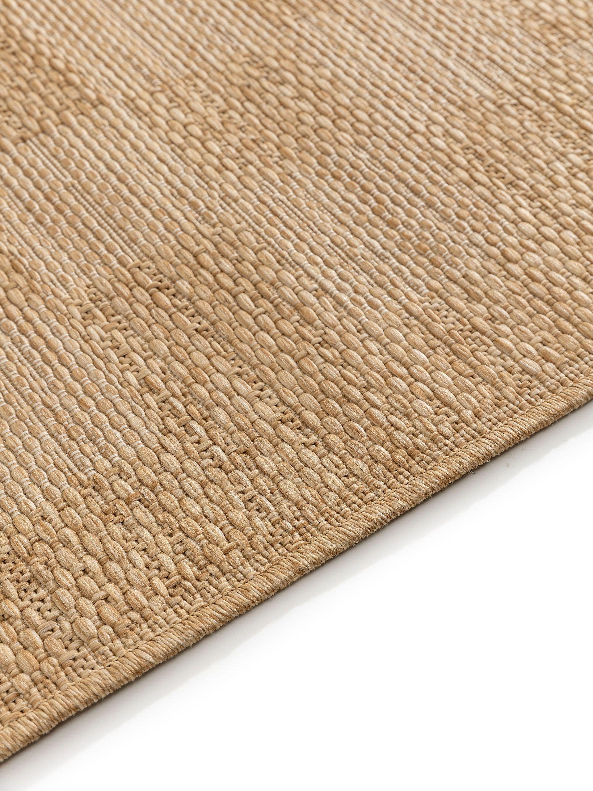 Rug made of 100% Polypropylene in Brown with a 1- 5 mm high pile by benuta Nest