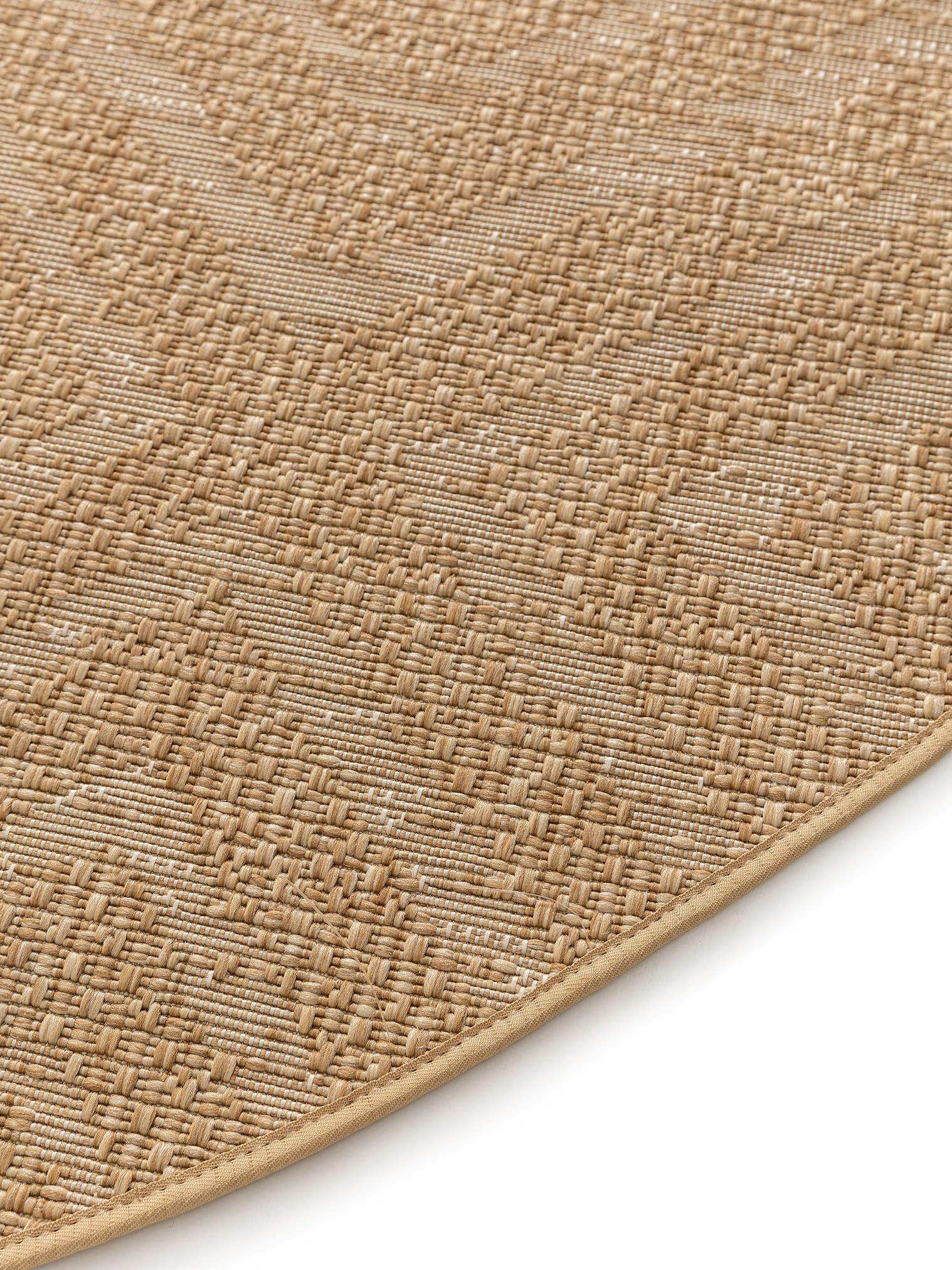 Tapis en 100% Polypropylène en Marron avec une pile de 1- 5 mm de hauteur de benuta Nest