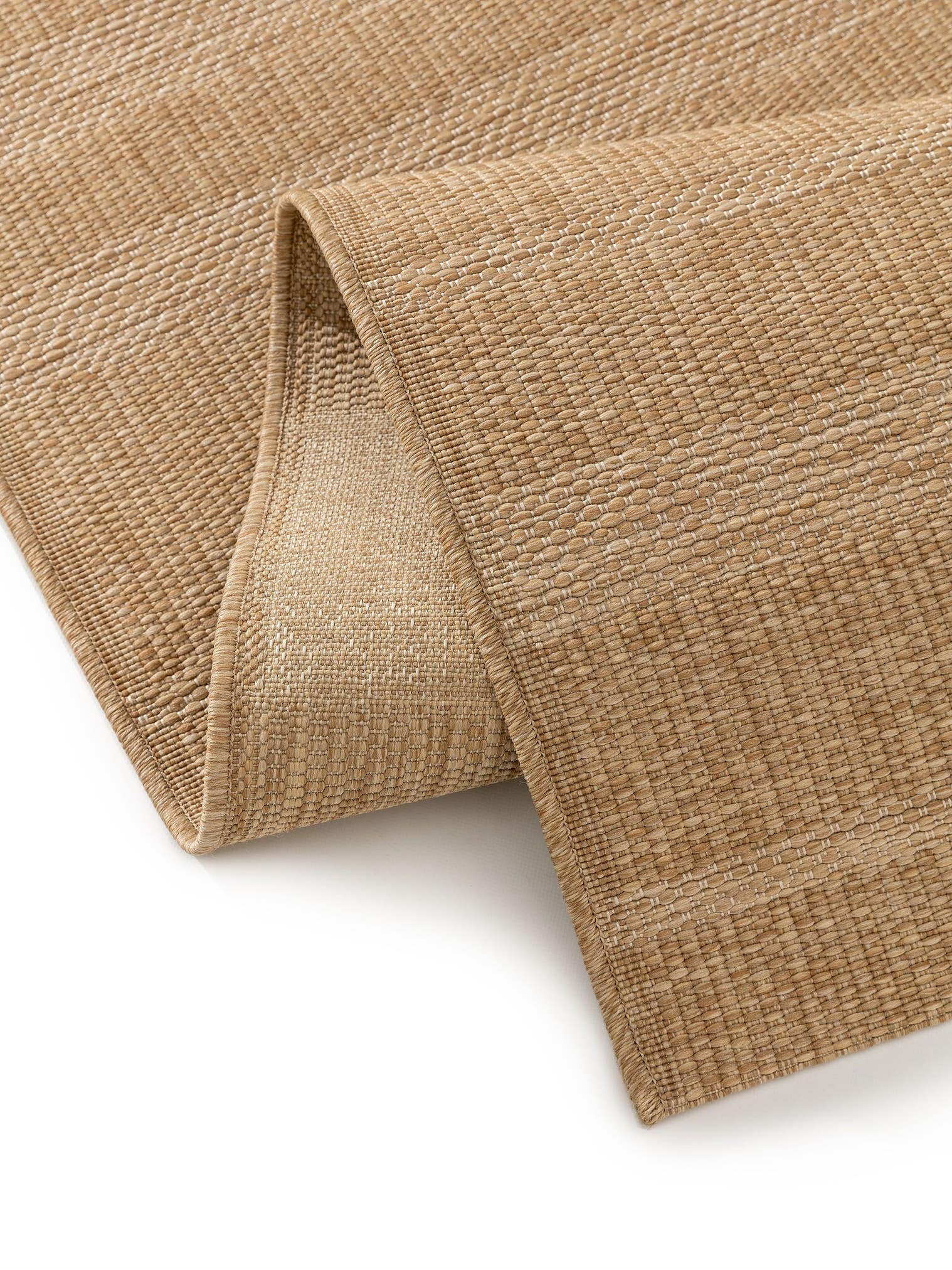 Tappeto di 100% Polipropilene in Marrone con pelo alto 1- 5 mm da benuta Nest
