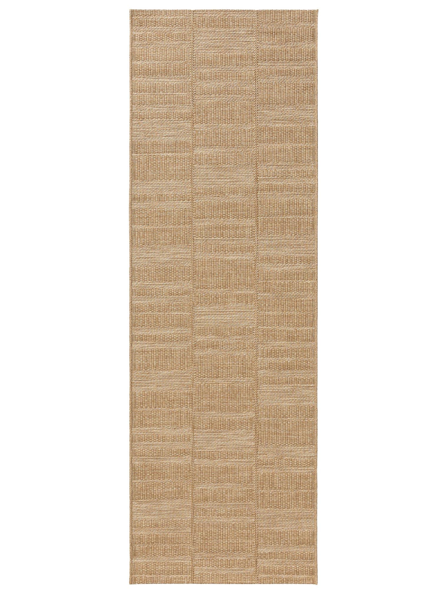 Tapis en 100% Polypropylène en Marron avec une pile de 1- 5 mm de hauteur de benuta Nest